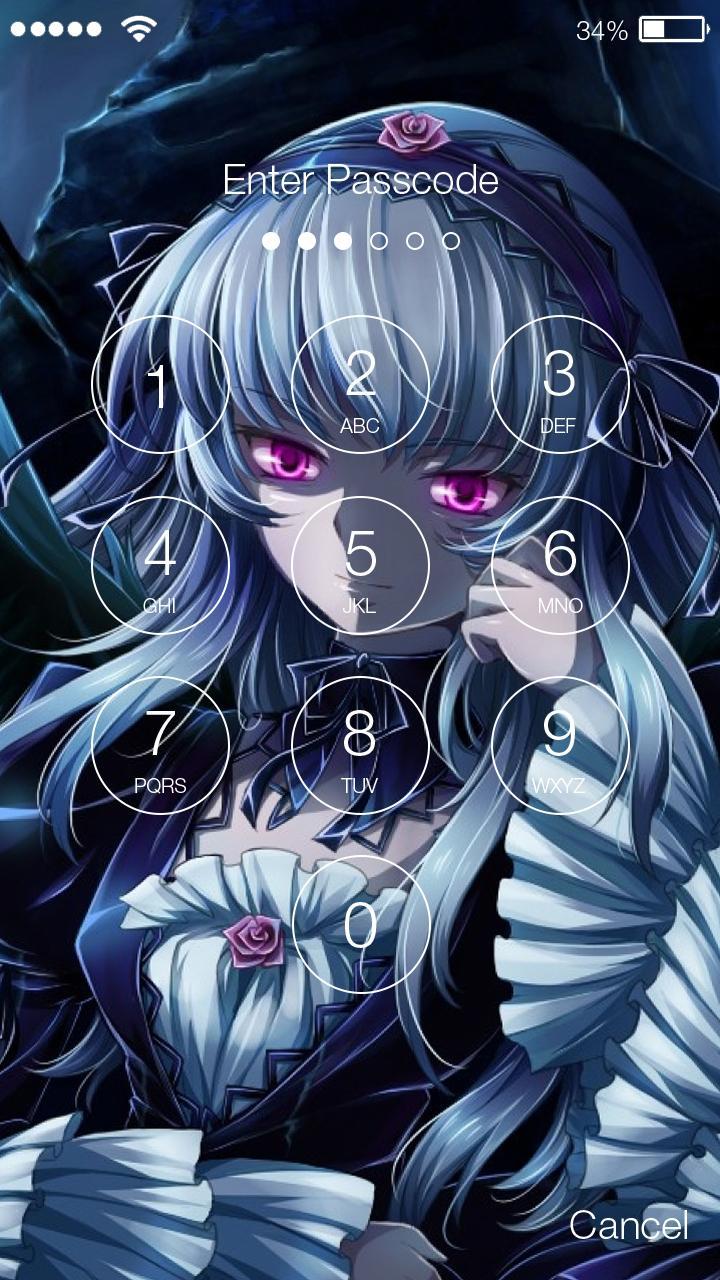 Ragazza anime capelli bianchi, 720x1280 Verticale, Telefono
