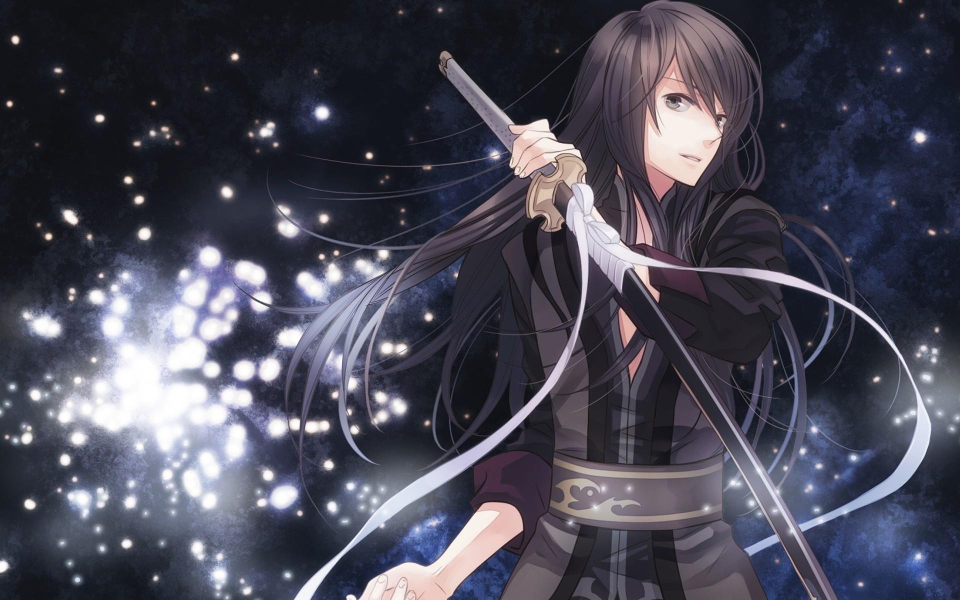 Ragazza anime con katana, 1920x1200 WUXGA, PC