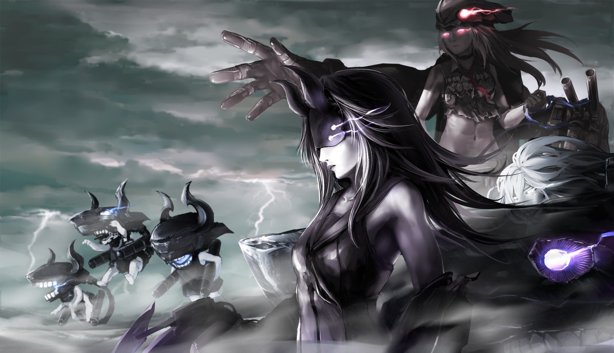 Ragazza demone Kantai Collection, 2000x1152 alta risoluzione, iMac