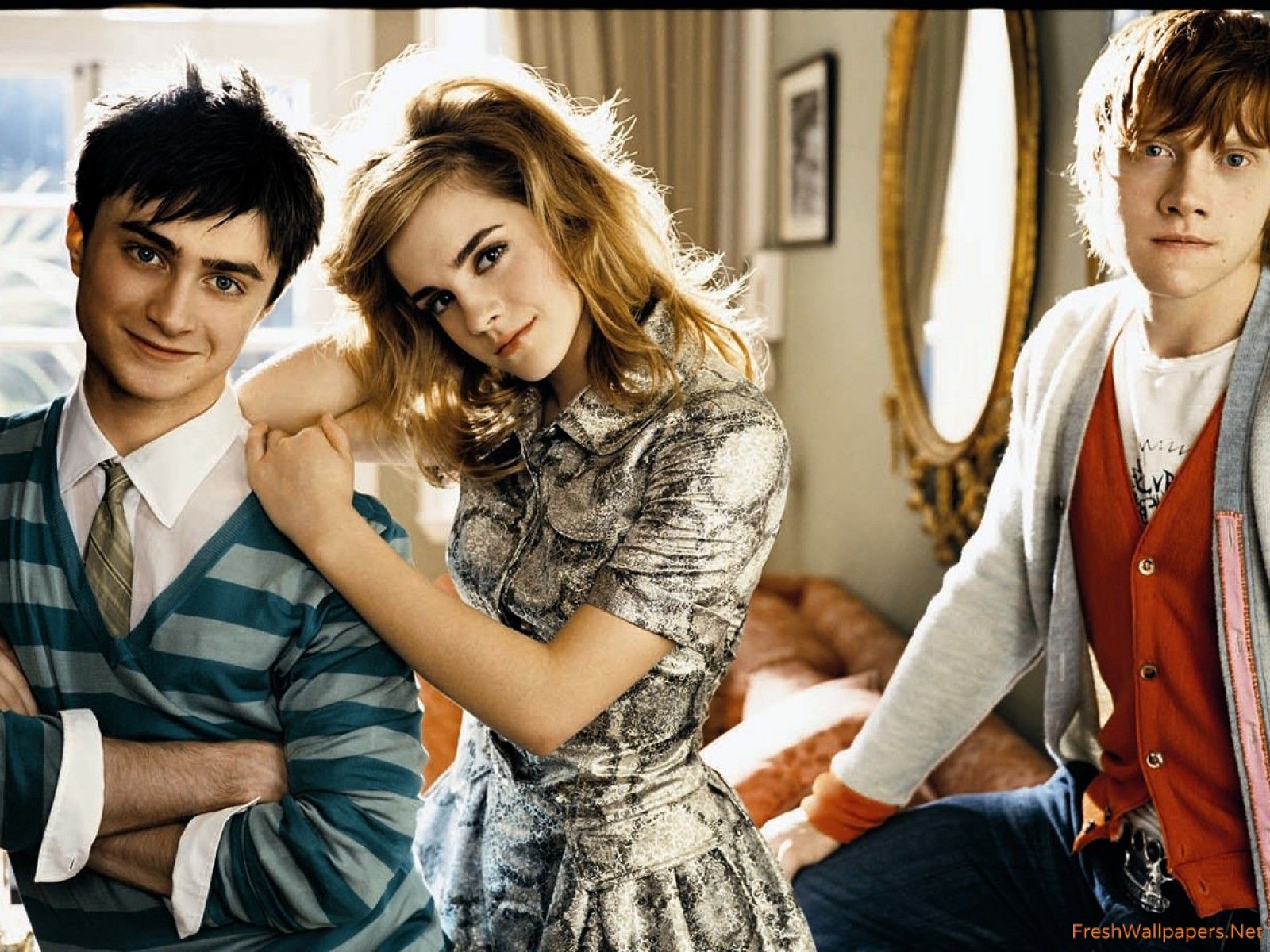 Hermione e Harry Potter, 1920x1200 WUXGA, PC