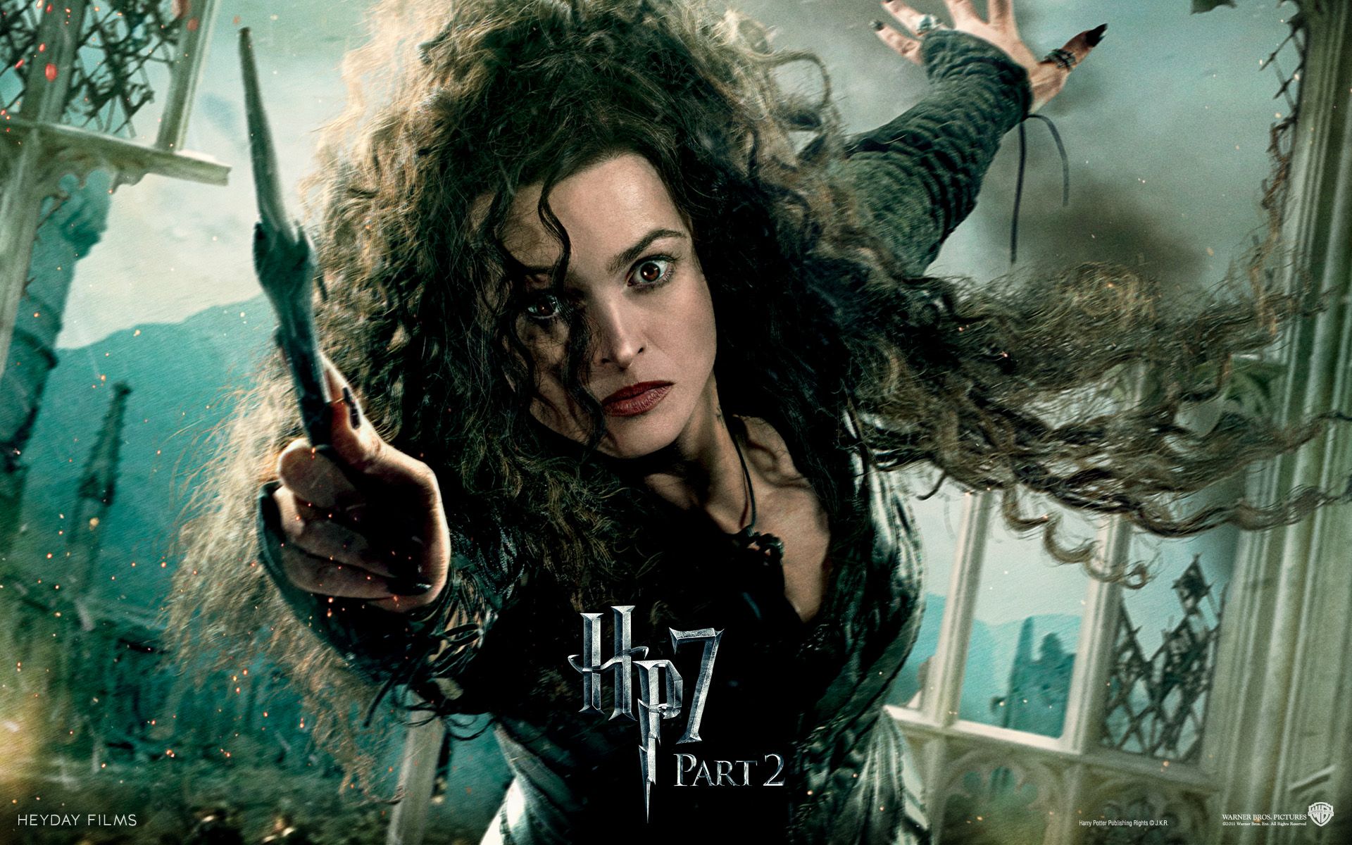 Bellatrix Lestrange, Harry Potter 7, J.K. Rowling, 1920x1200 Full HD+, PC