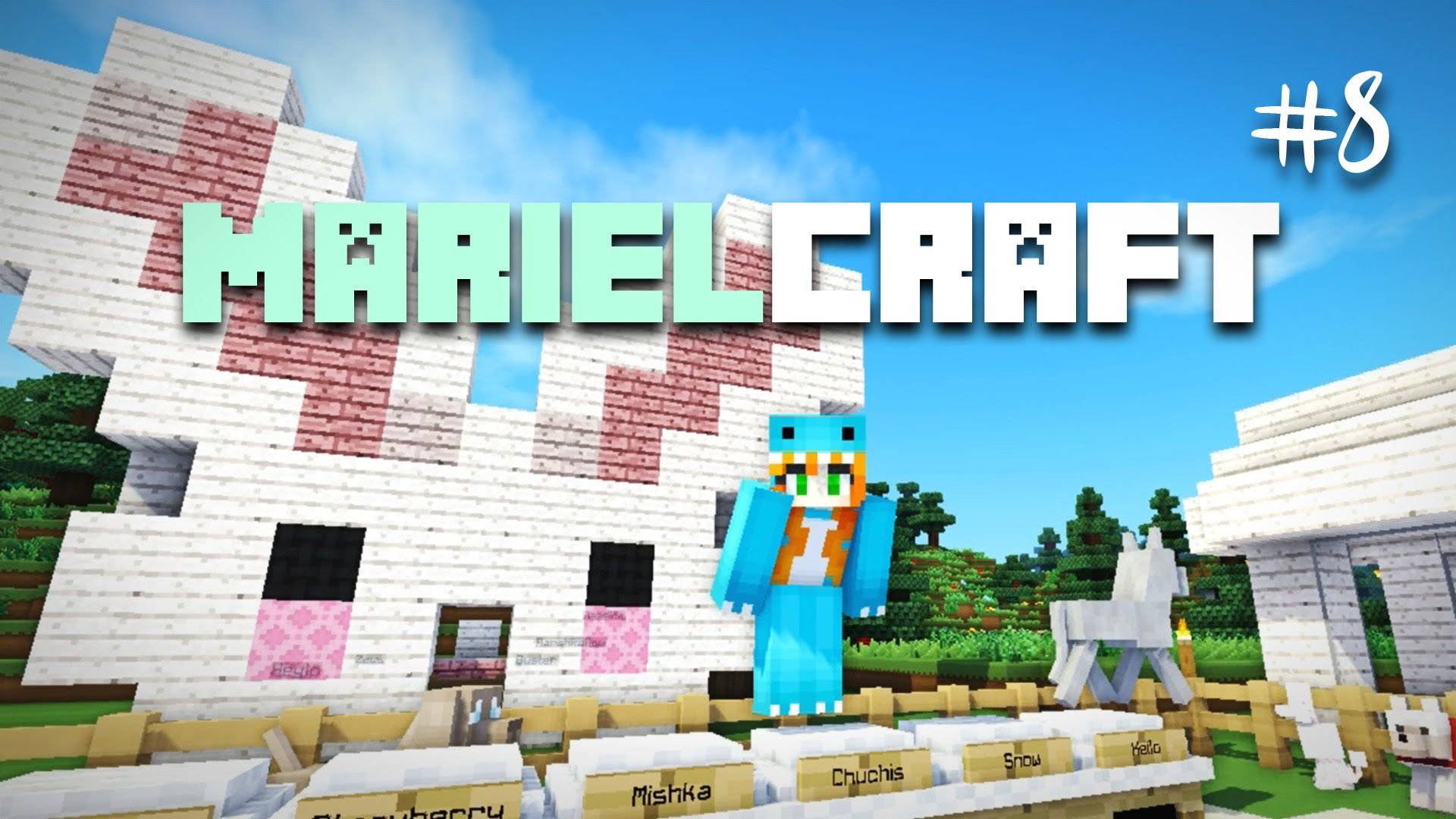 Ragazza Minecraft con creeper, 1920x1080 1080p, Desktop