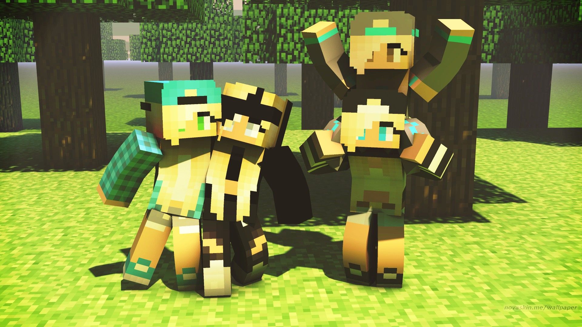 Personaggio Minecraft su letto, 1920x1080 1080p, PC