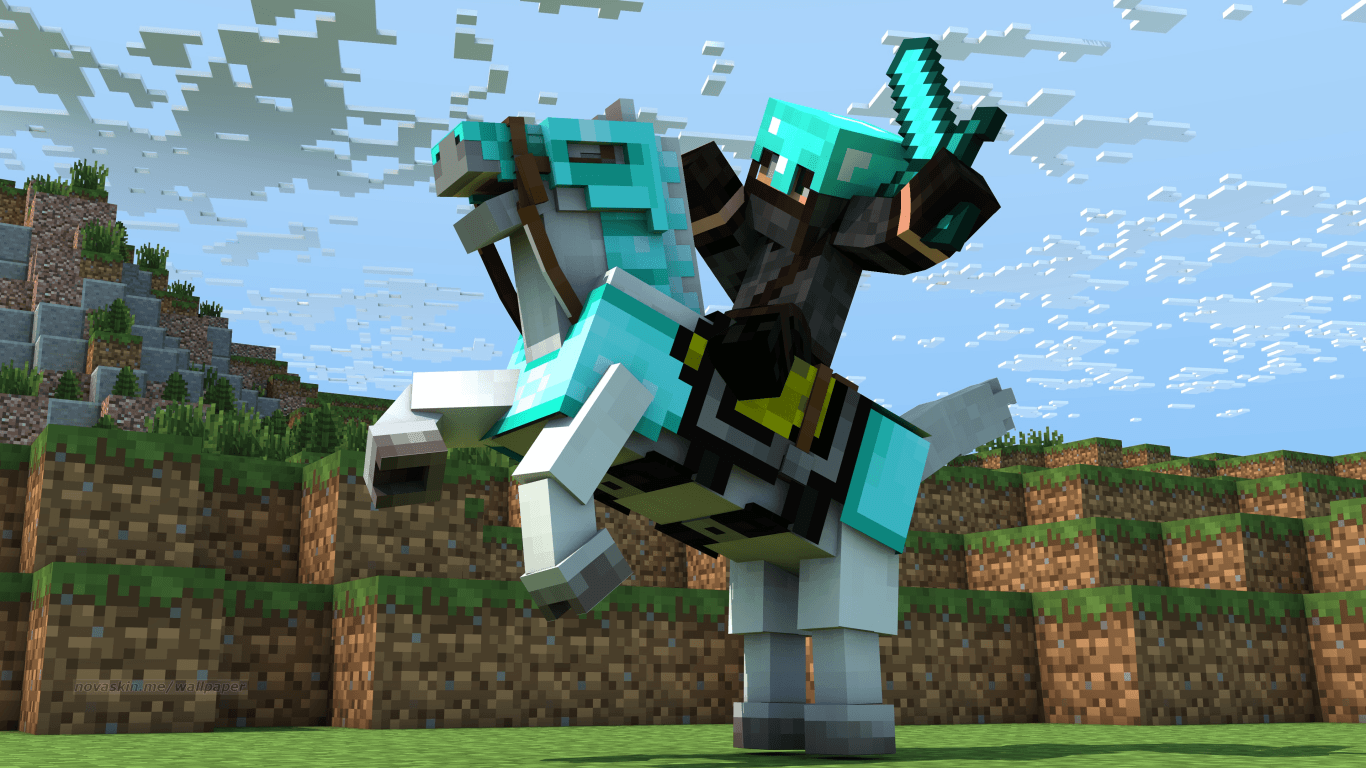 Ragazze Minecraft stile anime, 1280x800 HD, Desktop