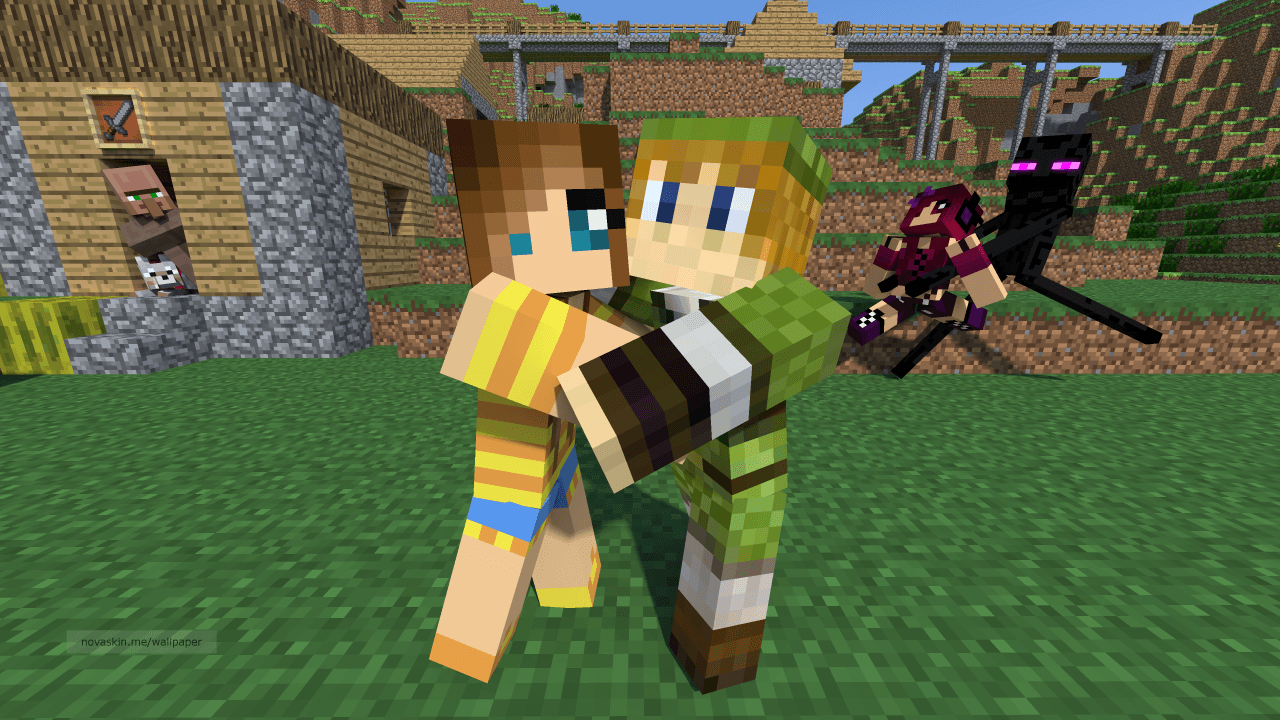 Ragazza Creeper Minecraft anime, 2560x1920 2K, Monitor Gaming