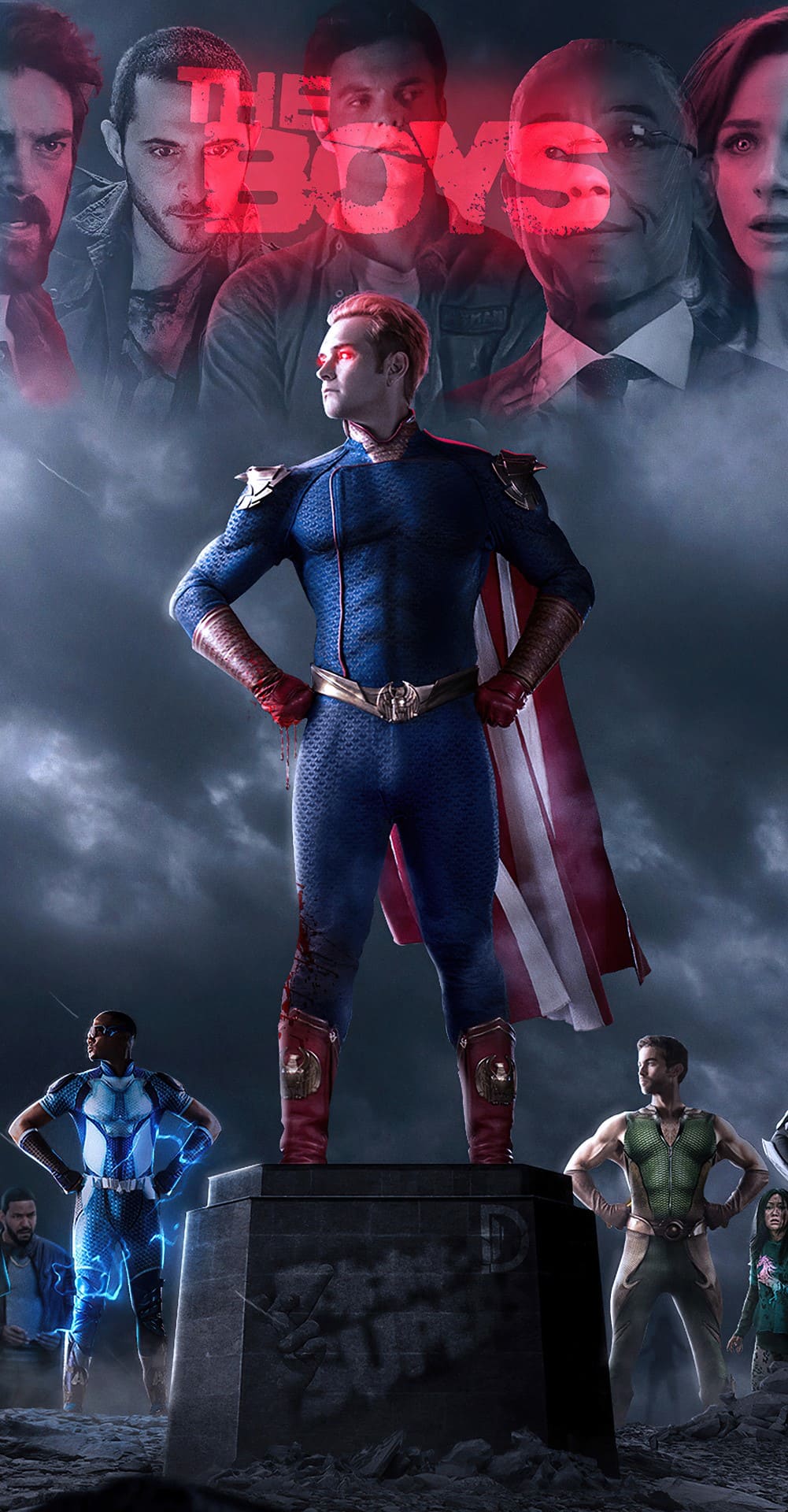 Homelander The Boys locandina, 1001x1920 Verticale, Telefono