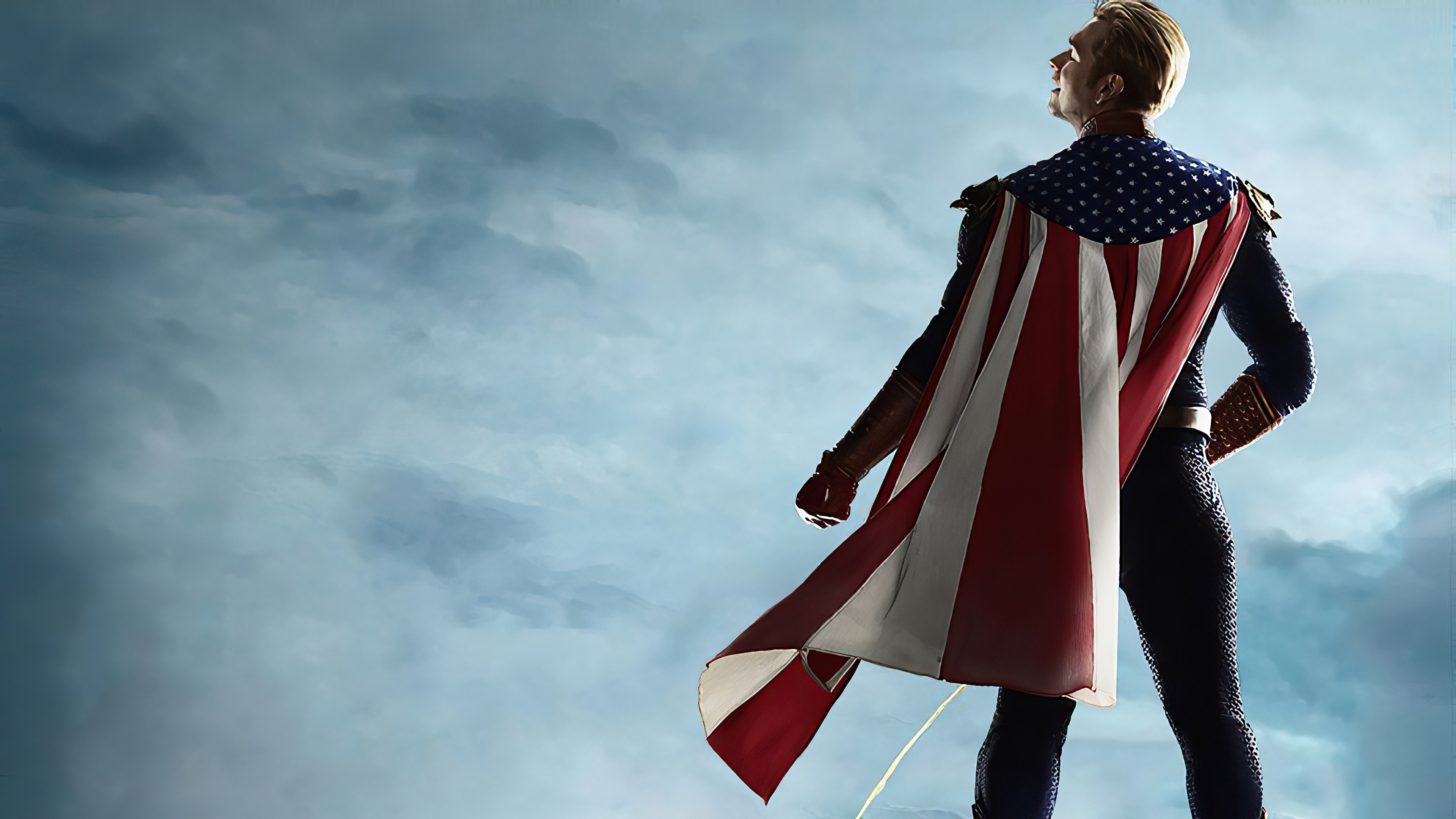 Homelander mantello bandiera americana, 3840x2160 4K Ultra HD, Monitor 4K