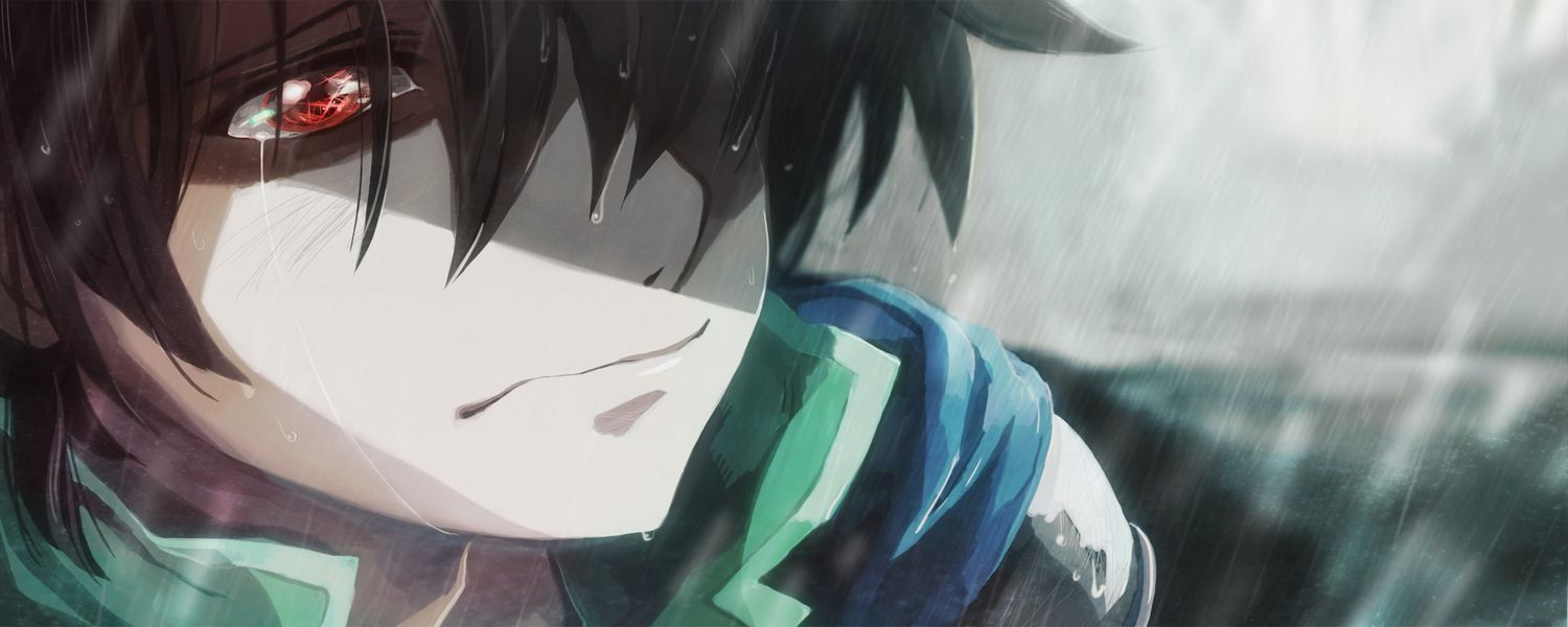 Ragazzo anime che piange, pioggia, 1920x1080 Full HD, Laptop