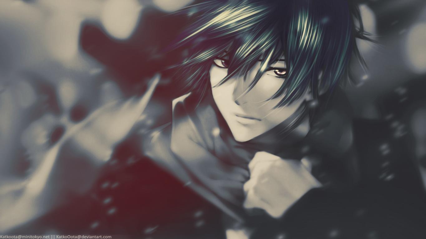 Ragazzo anime piange sotto pioggia, 1280x1024 HD, Desktop
