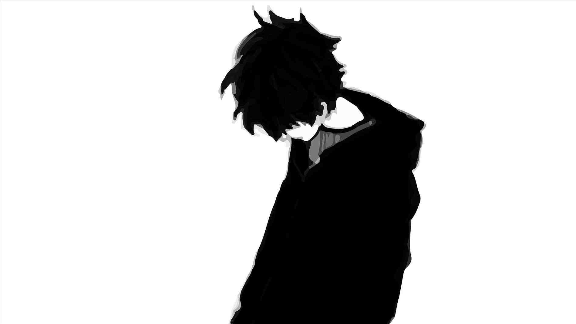 Ragazzo anime accovacciato bendato, 1600x1201 HD Ready, PC