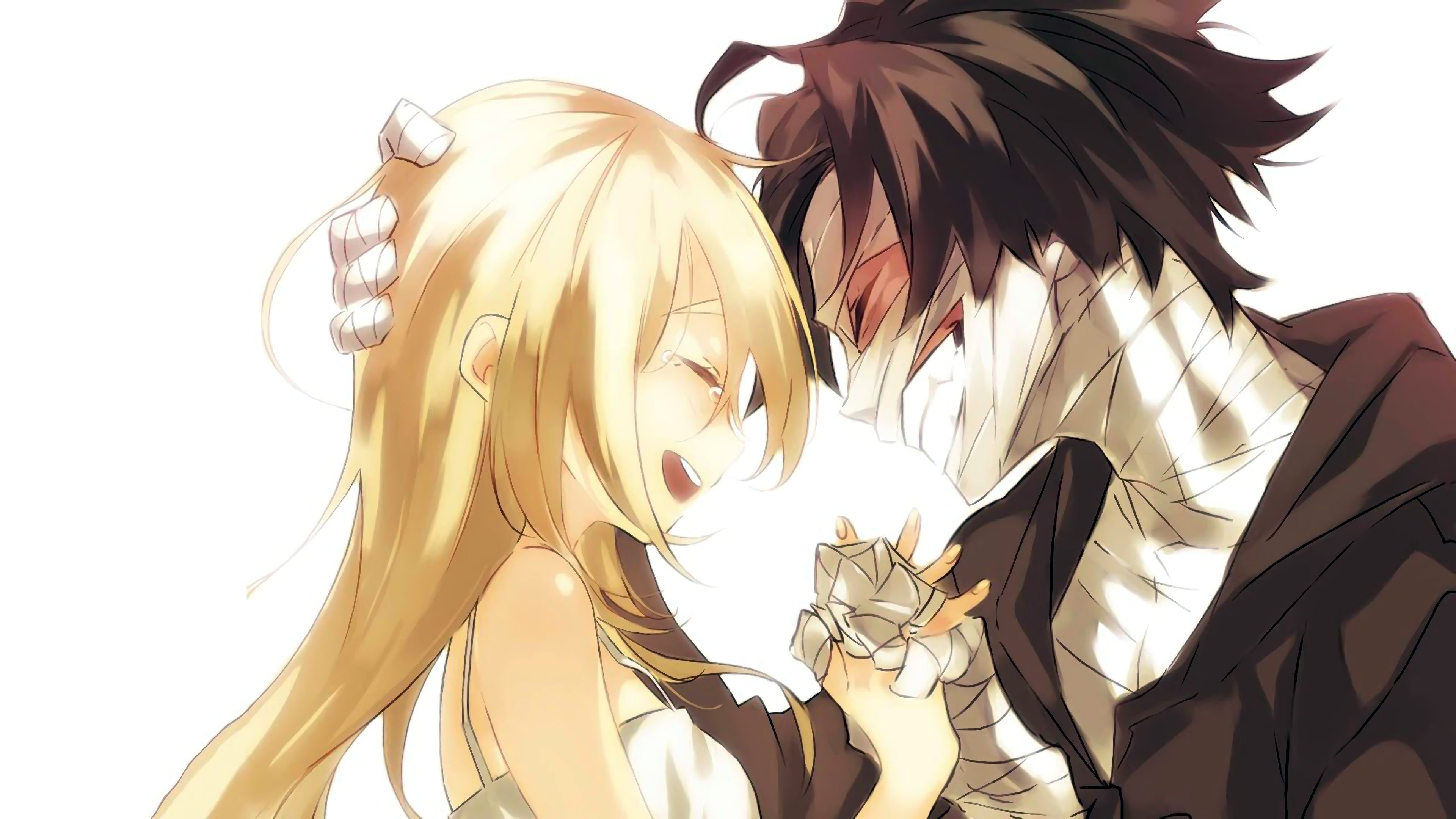 Silhouette ragazzo anime triste, 1899x1068 HD, Desktop