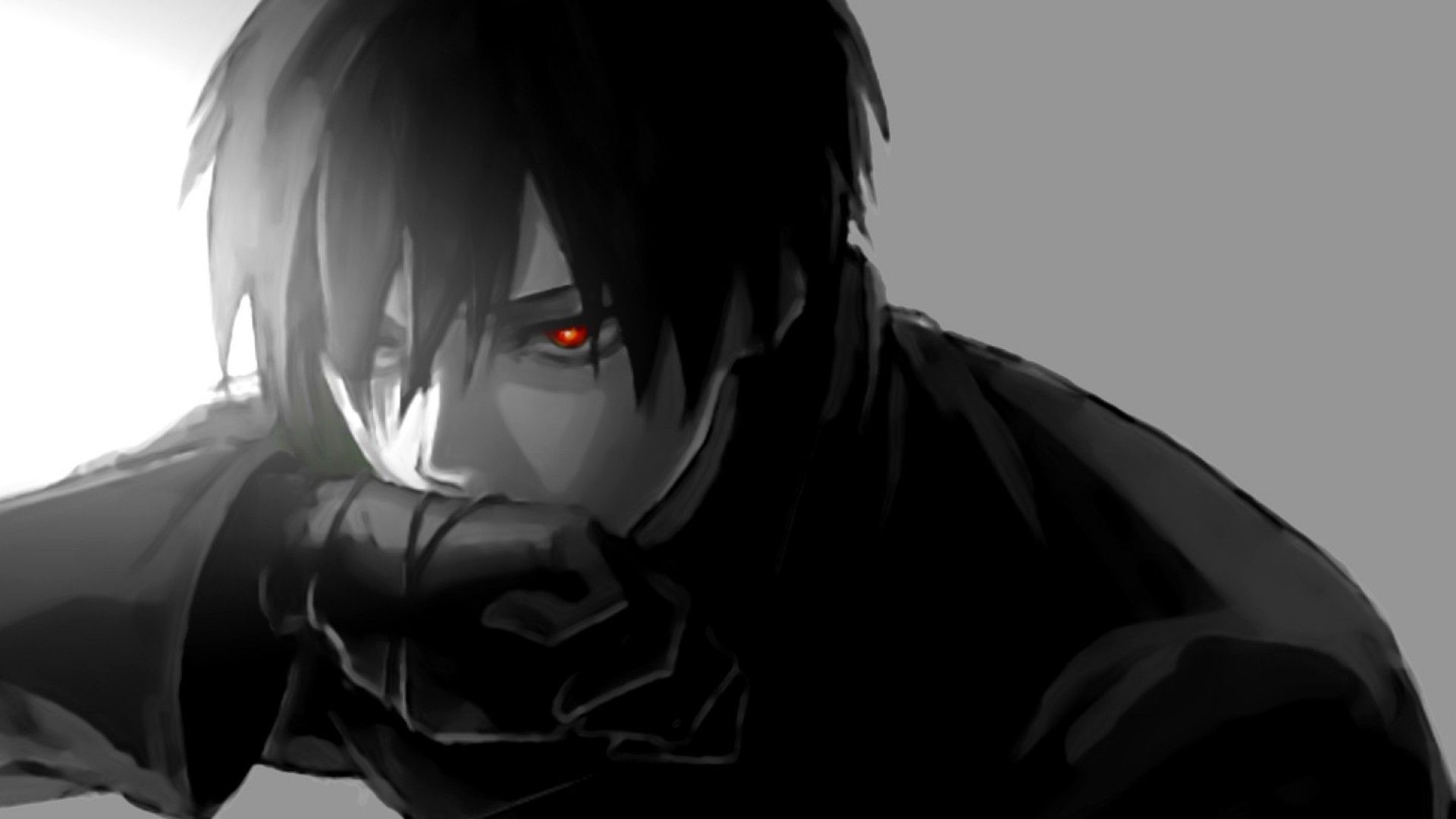Ragazzo anime con felpa ombra, 1920x1080 1080p, Laptop