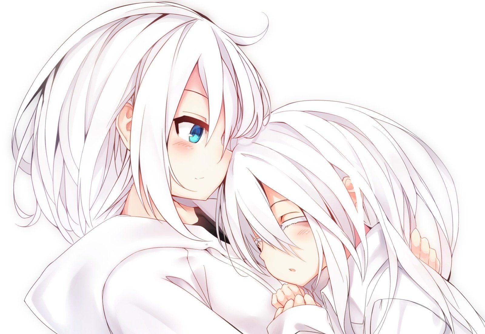 Ragazzo anime capelli bianchi felpa, 1600x1101 900p, Desktop
