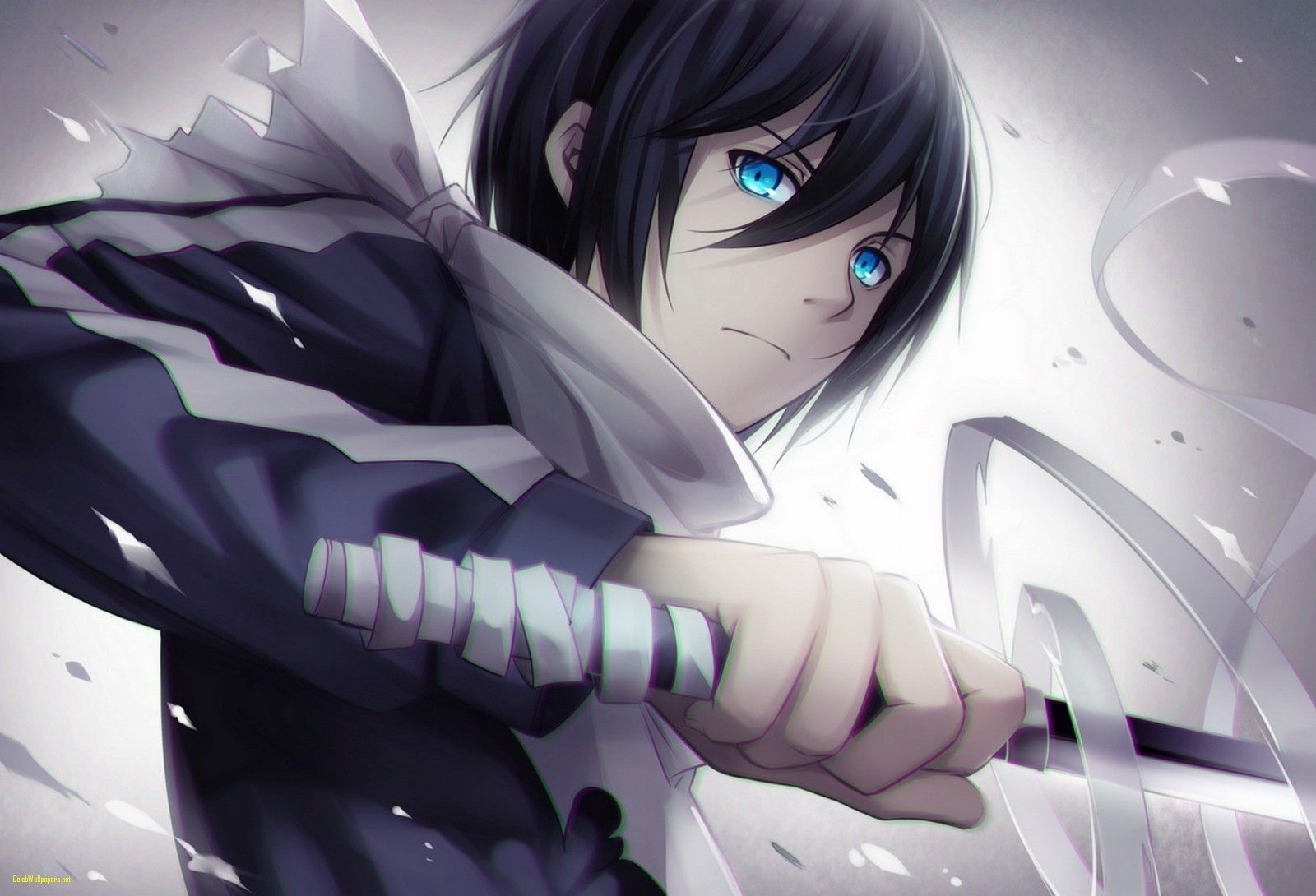 Ragazzo anime con spada, Yato, 1600x1090 900p, Desktop
