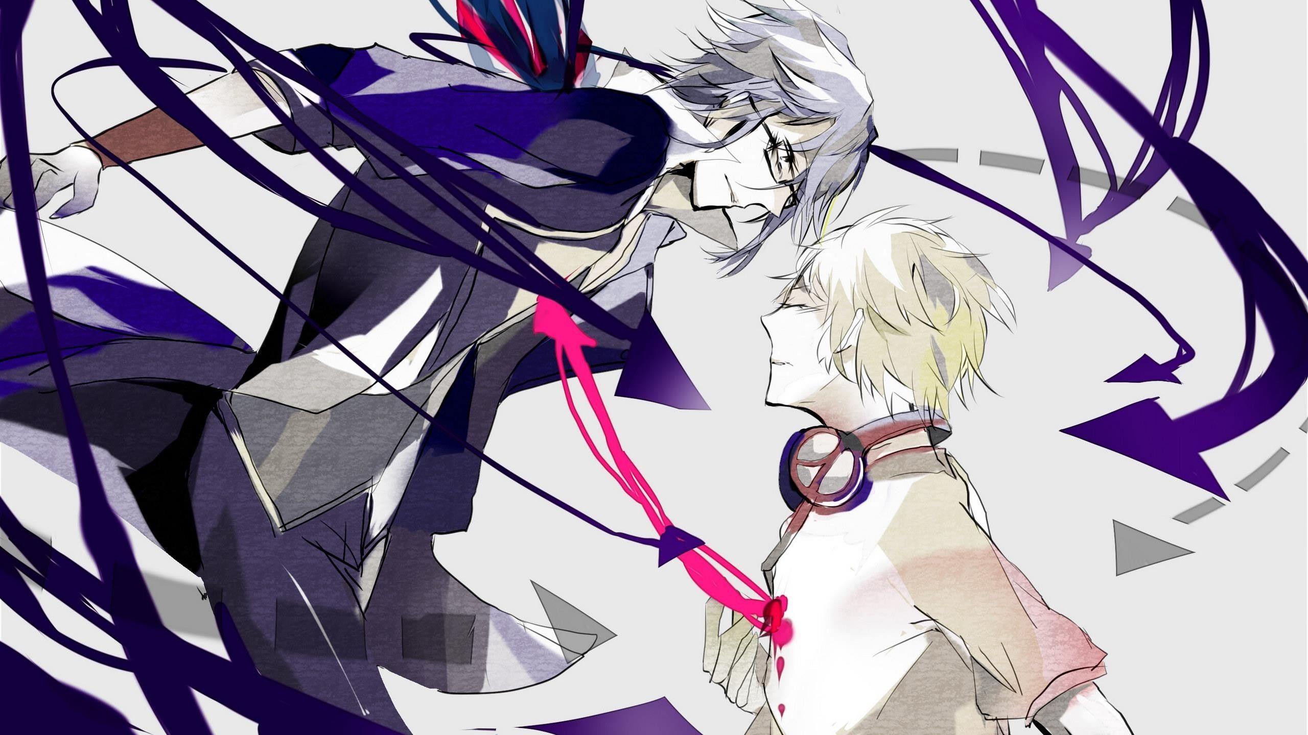 Ragazzo anime con carta cuori, 2560x1600 2K, Desktop