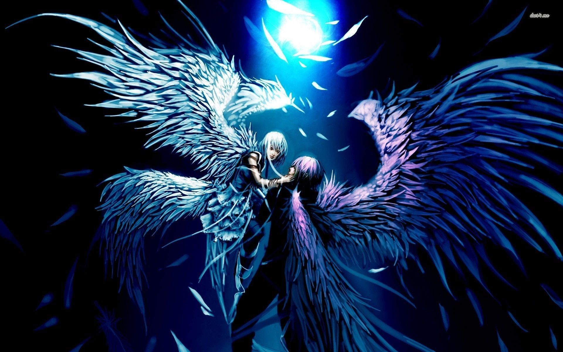 Angelo e demone tra fiamme, 1600x1000 HD Ready, Laptop