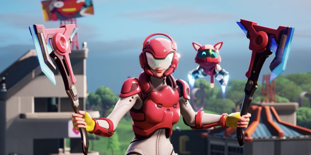 Personaggio Fortnite con lanciarazzi, 1920x1080 Full HD, Desktop