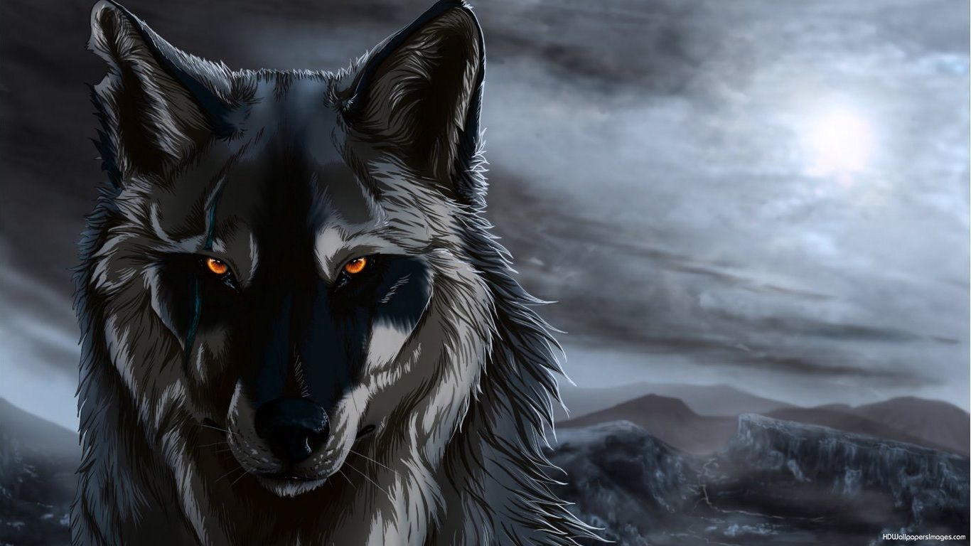 Anime con Ragazzo Lupo, 1366x768 720p, PC