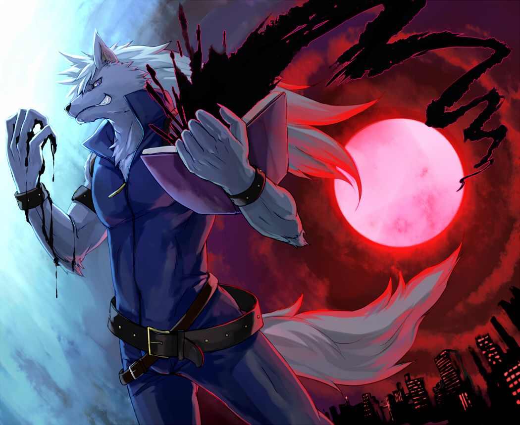 Anime con Ragazzo Lupo, 1050x859 HD, Desktop