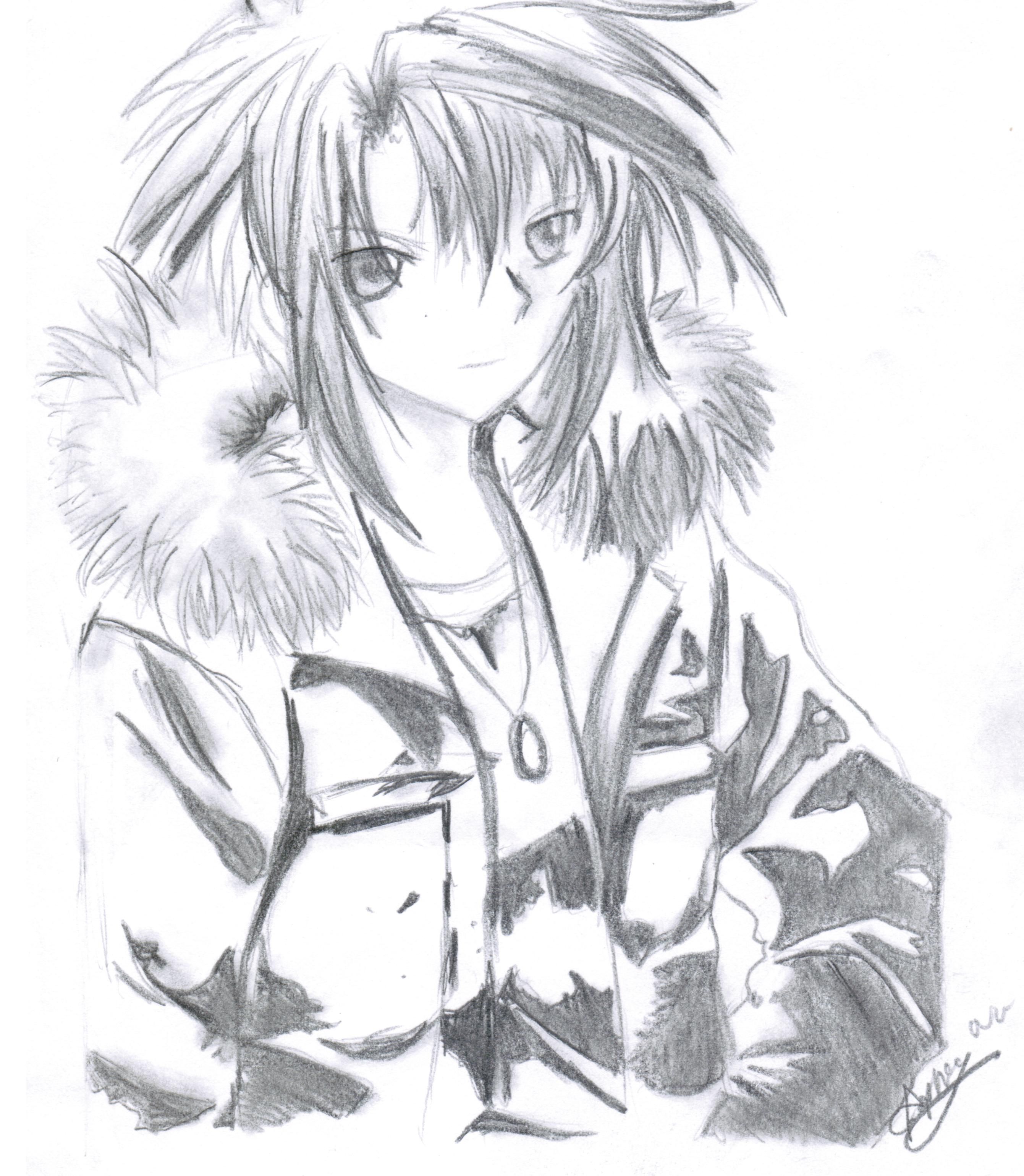 Ragazzo anime capelli rossi dorme, 1600x1200 900p, Desktop