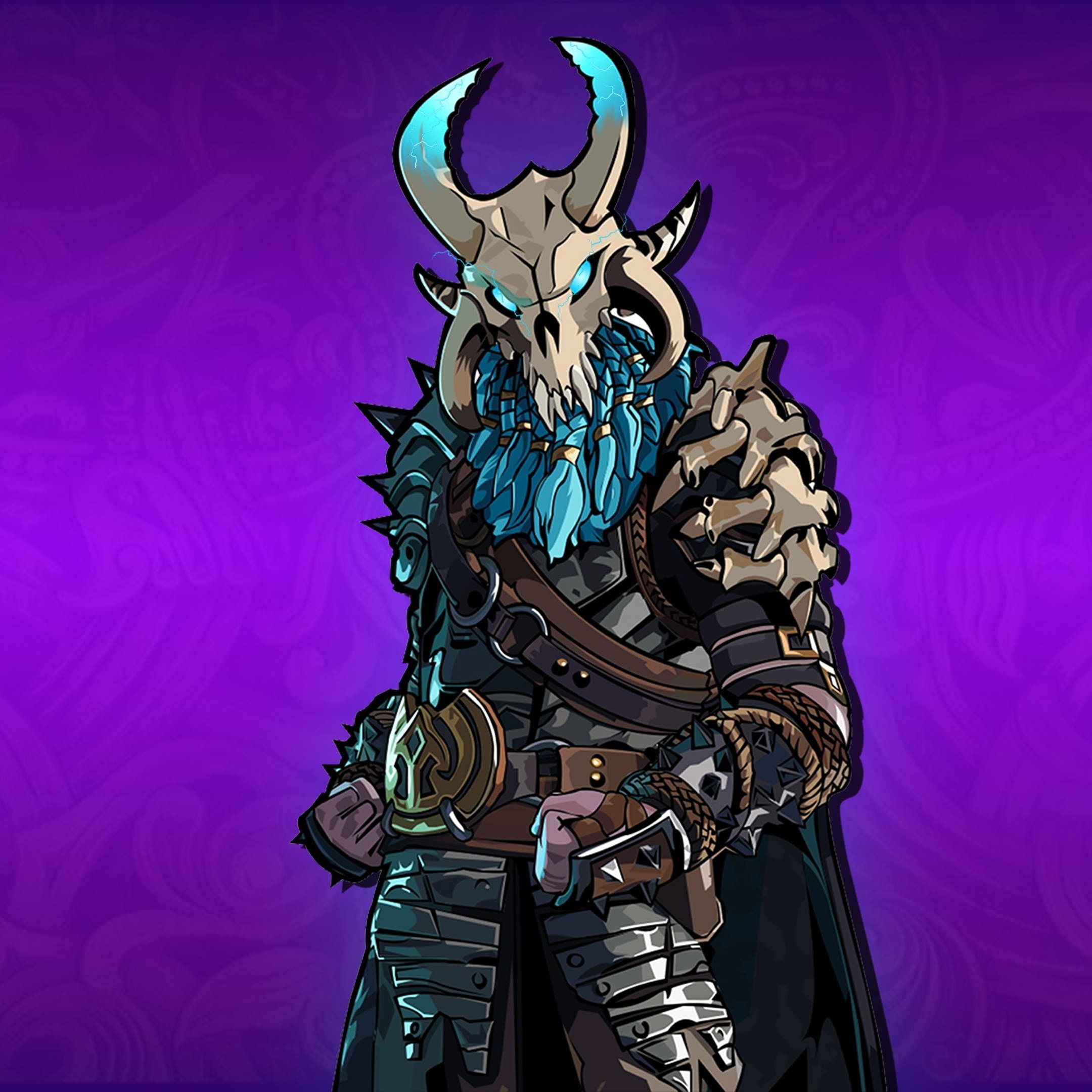 Ragnarok guerriero maschera teschio Fortnite, battle royale, 2160x2160 Hi-Res, Desktop