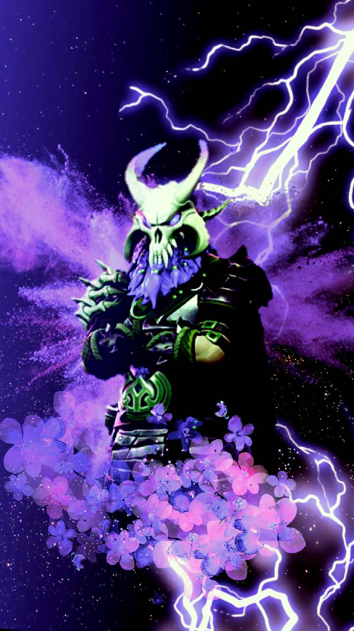 Ragnarok Fortnite skin viola, 719x1280 Verticale, Telefono