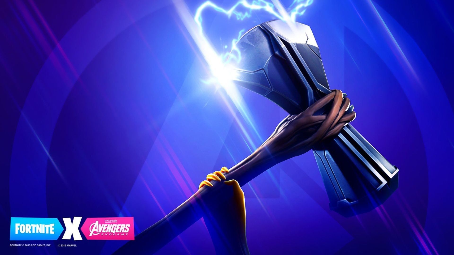 Stormbreaker Thor Fortnite Avengers, supereroi, 1920x1080 Full HD, PC