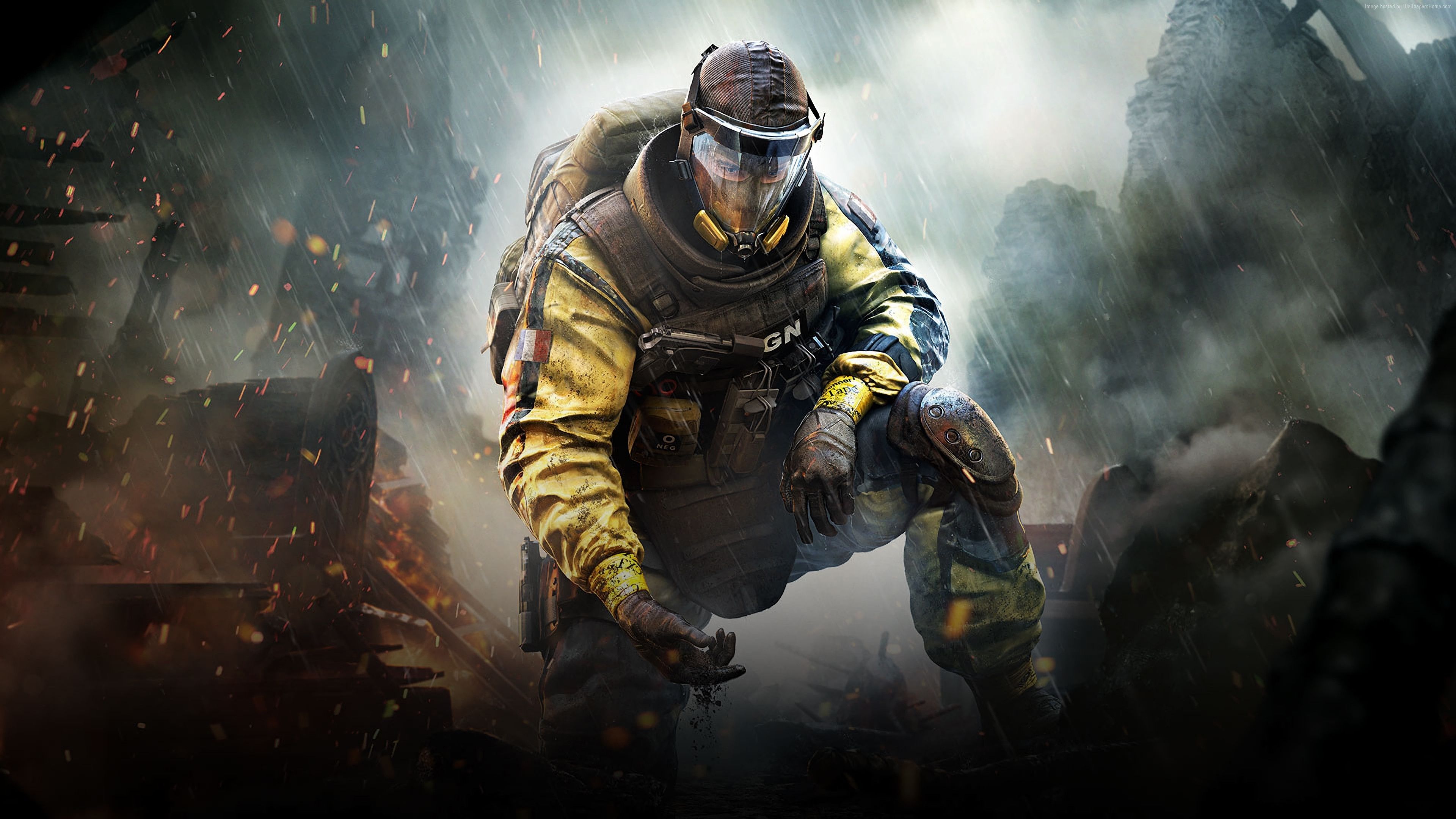 Valkyrie Rainbow Six Siege, 3840x2160 4K Ultra HD, Monitor 4K