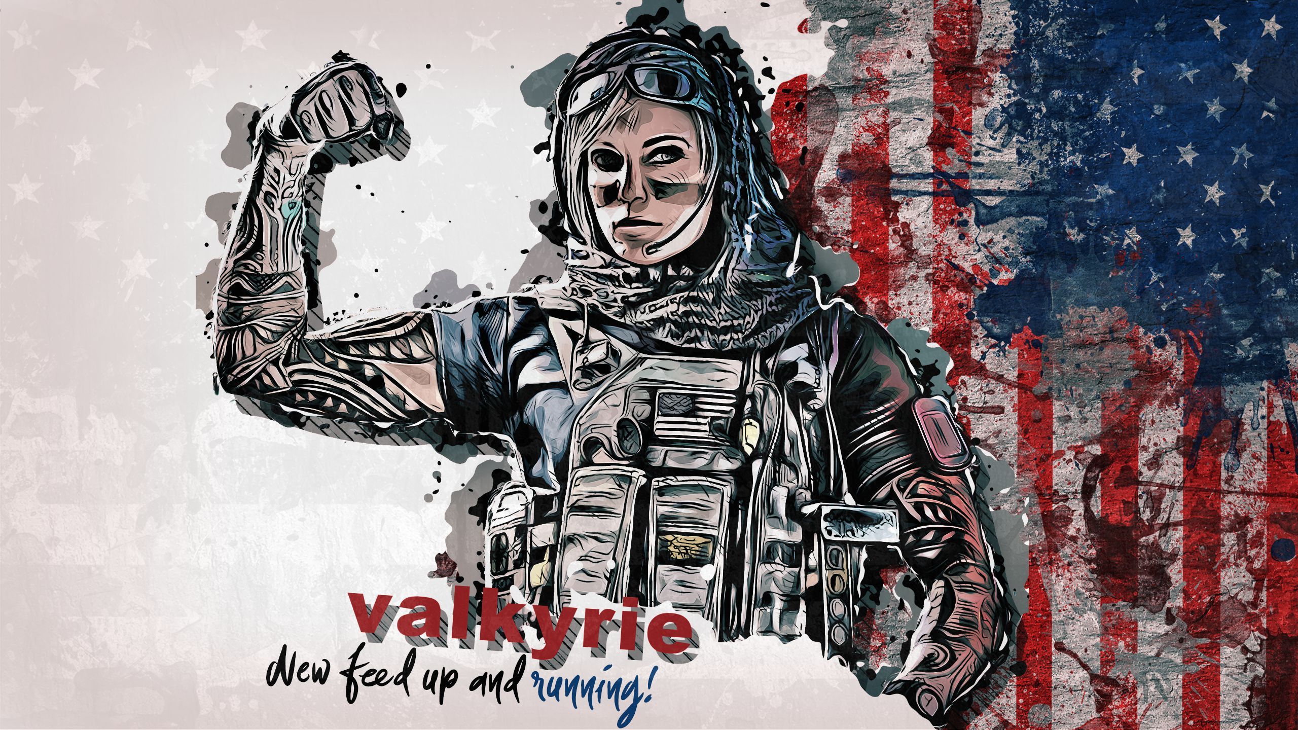 Valkyrie Rainbow Six Siege, 2560x1440 2K QHD, PC