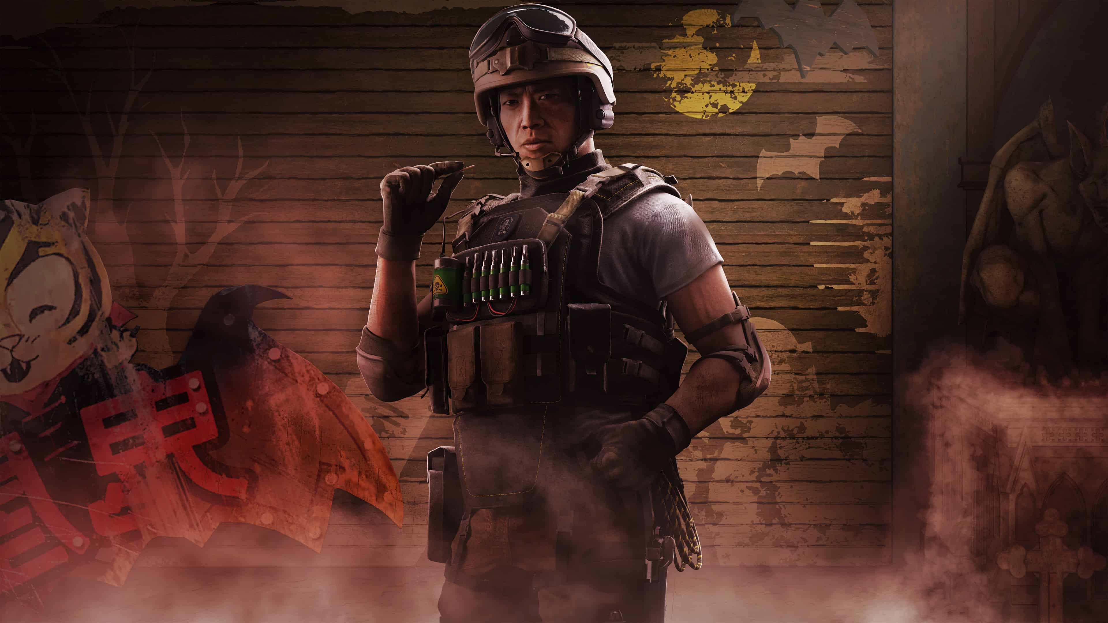 Valkyrie Rainbow Six Siege, 3840x2160 4K Ultra HD, Monitor 4K