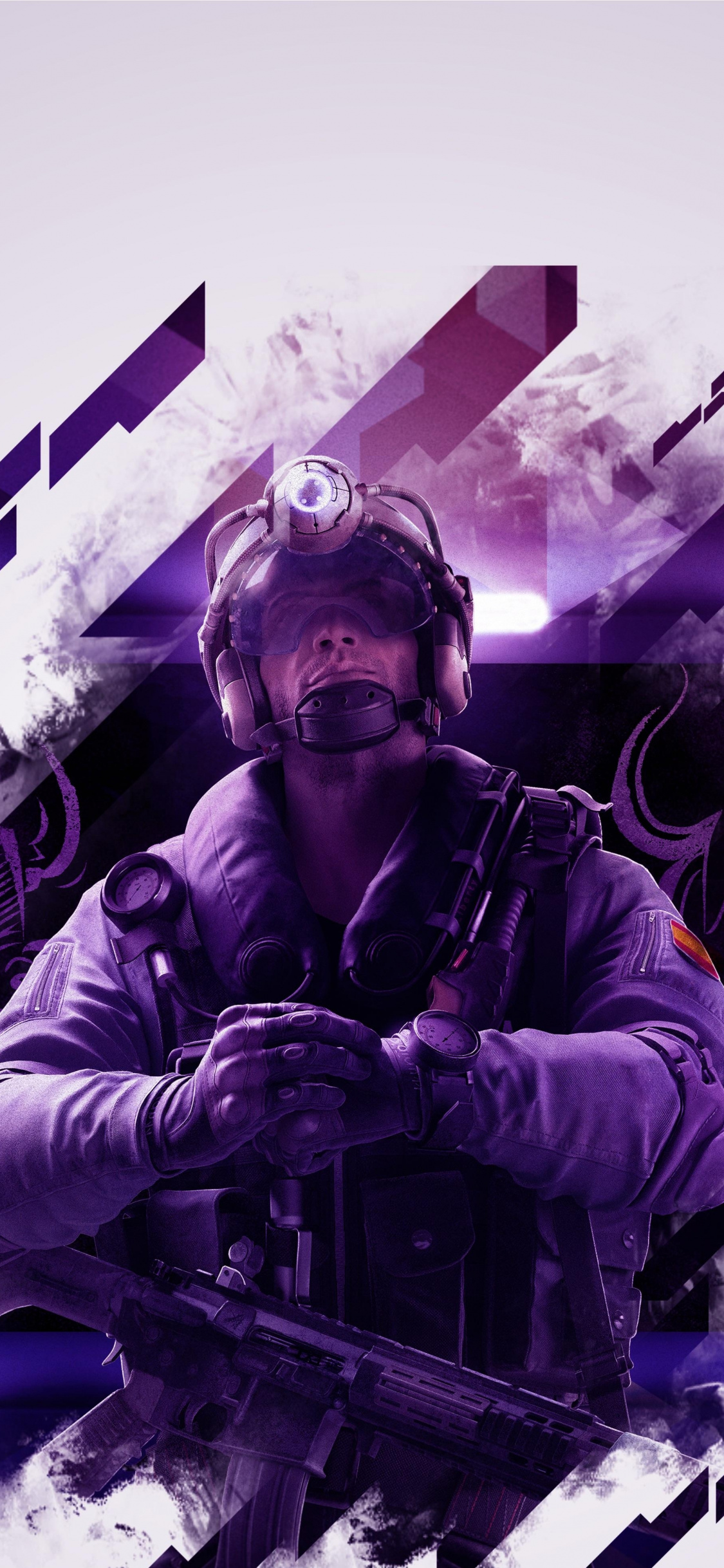Operatore Rainbow Six Siege viola, 1125x2436 Full HD Verticale, iPhone