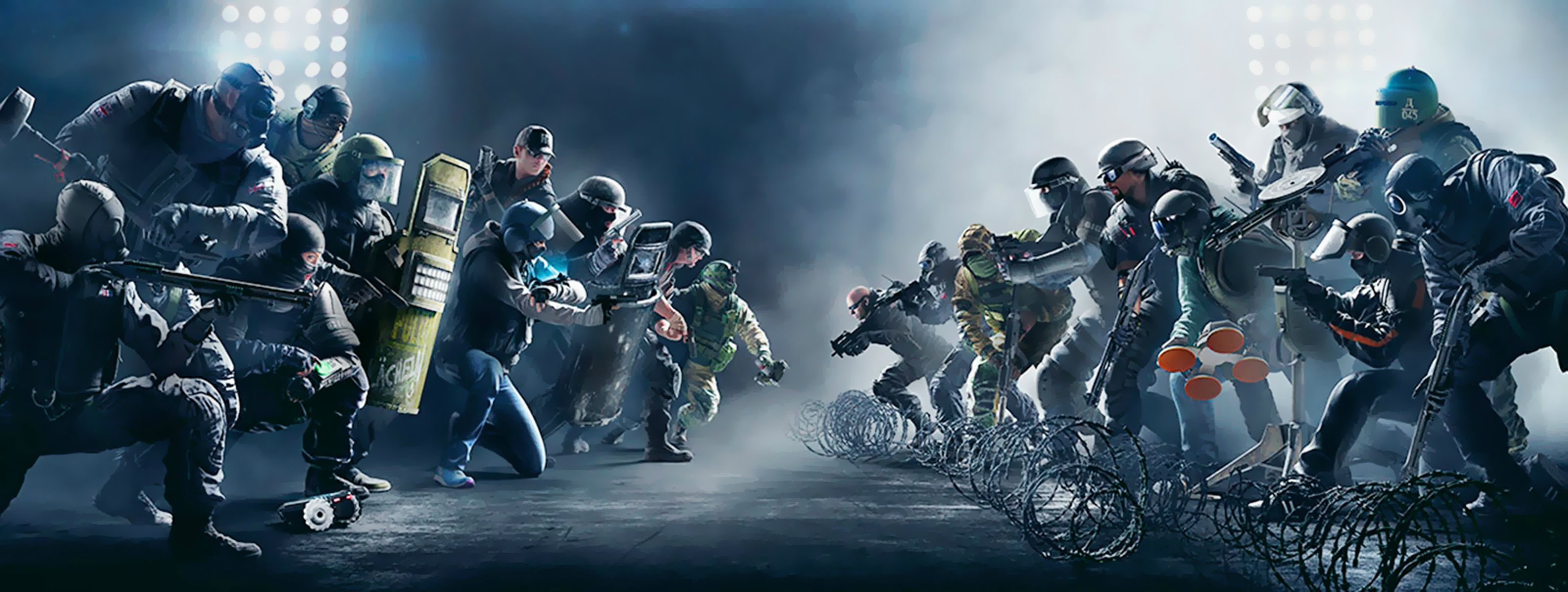Operatori Rainbow Six Siege, 3200x1210 Panoramico, Dual Screen