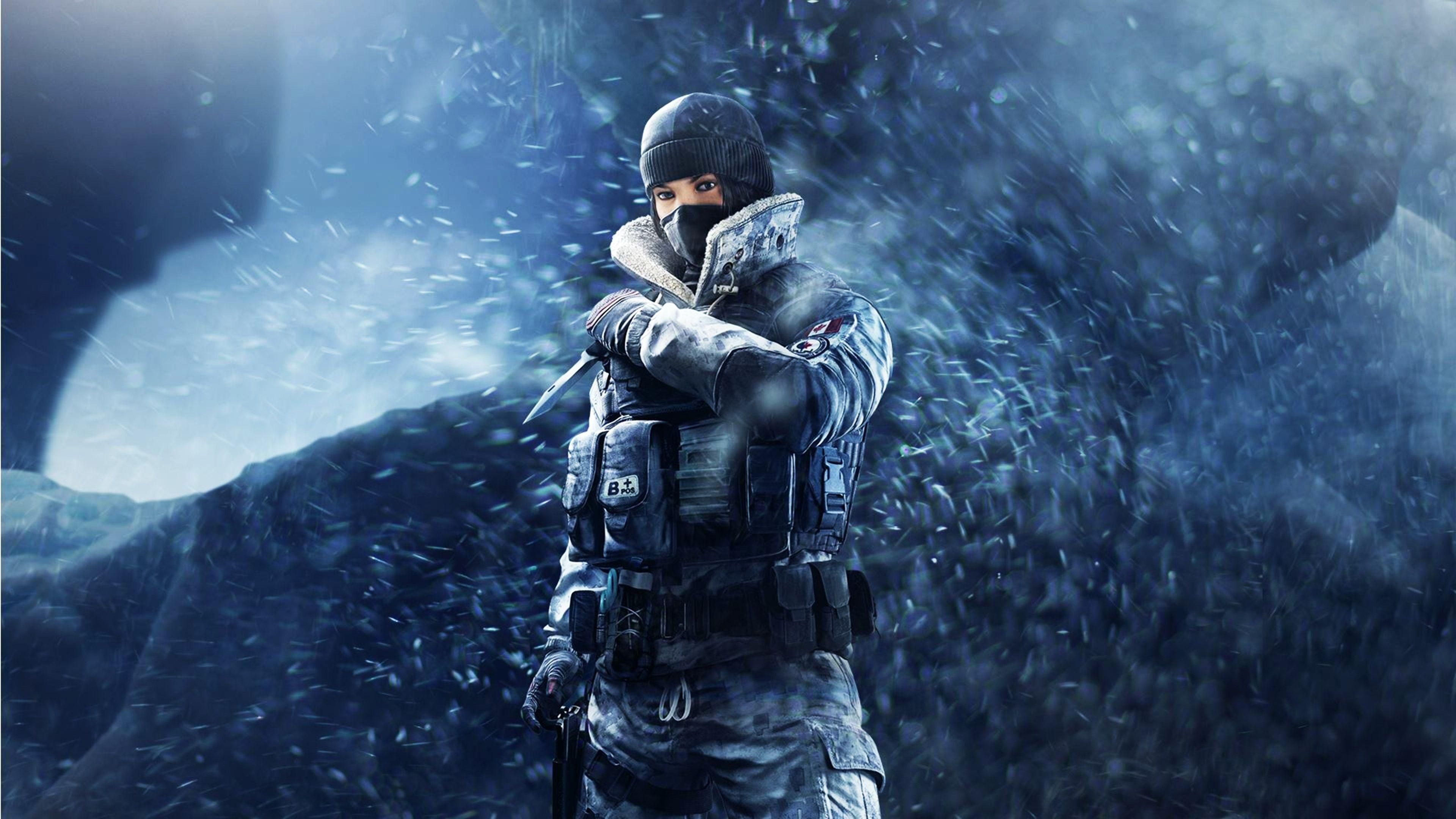 Soldato Rainbow Six Siege neve, 3840x2161 Ultra HD, 4K TV