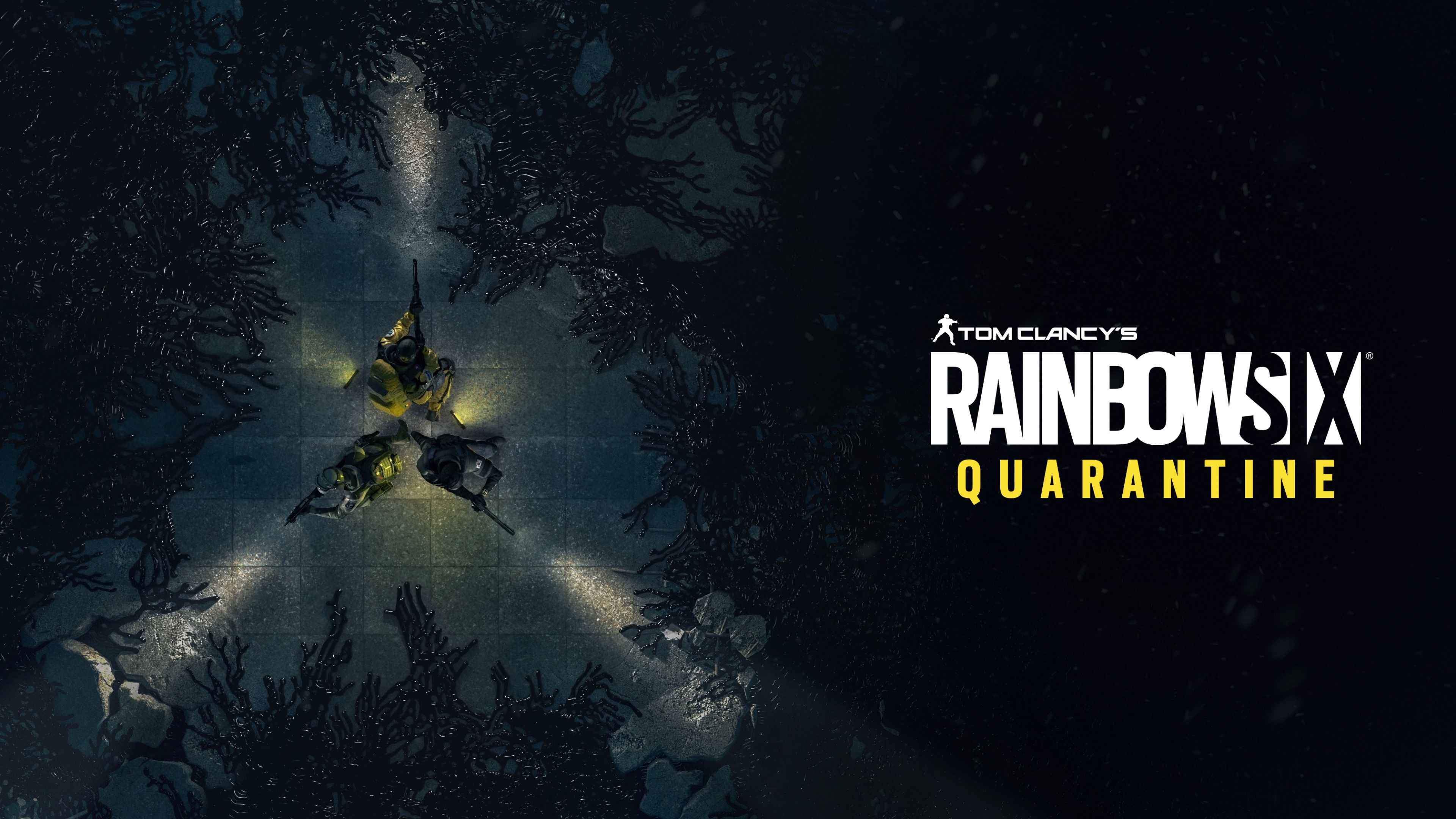 Rainbow Six Quarantine logo, 3840x2160 4K Ultra HD, Monitor 4K