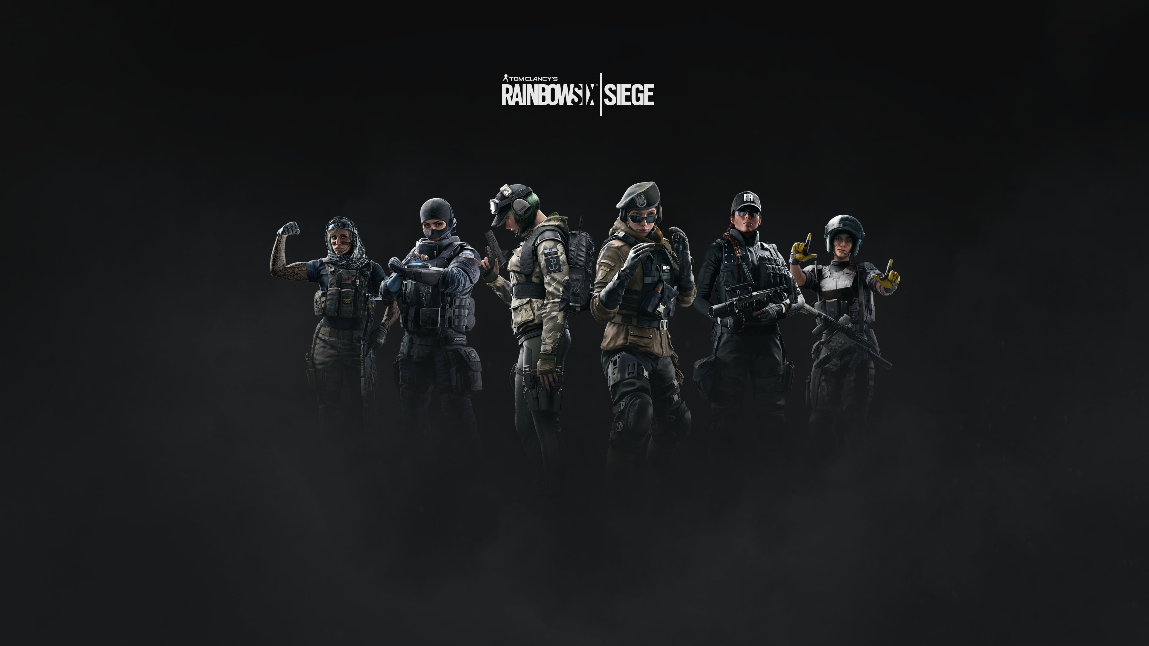 Rainbow Six Siege operatori squadra, 3840x2160 4K Ultra HD, Monitor 4K