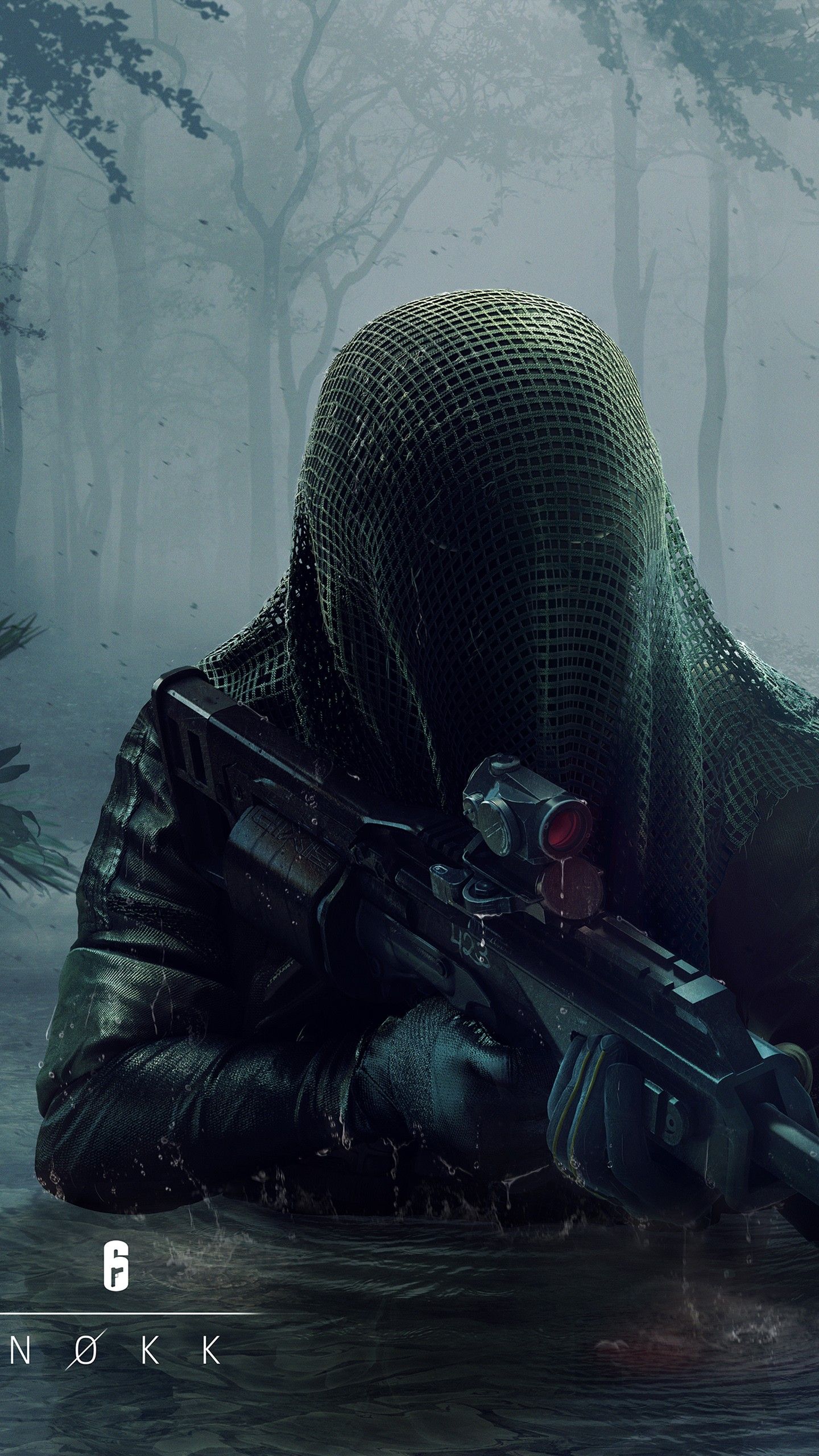 Rainbow Six Siege Nokk, 1440x2560 Verticale, Mobile
