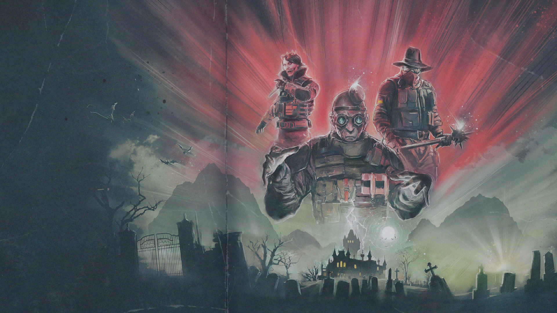 Rainbow Six Halloween operatori zombie, 1920x1080 Full HD 1080p, Laptop