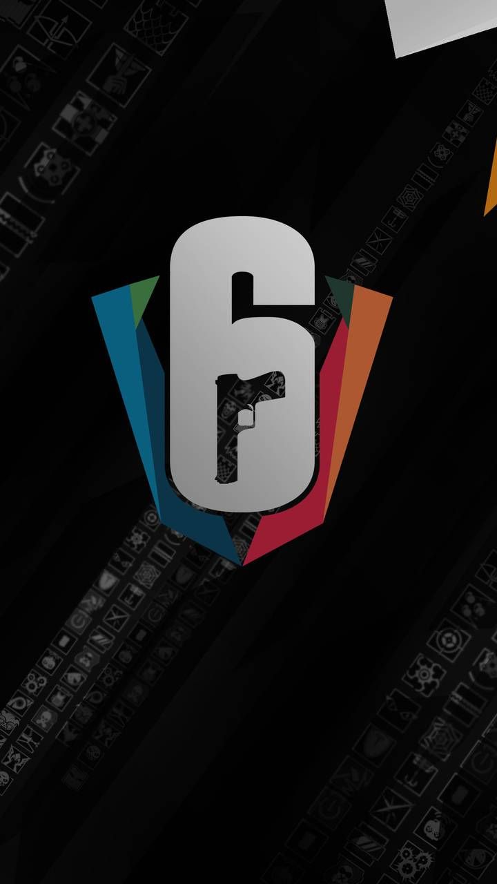 Logo Rainbow Six Siege, 720x1280 Full HD Verticale, iPhone