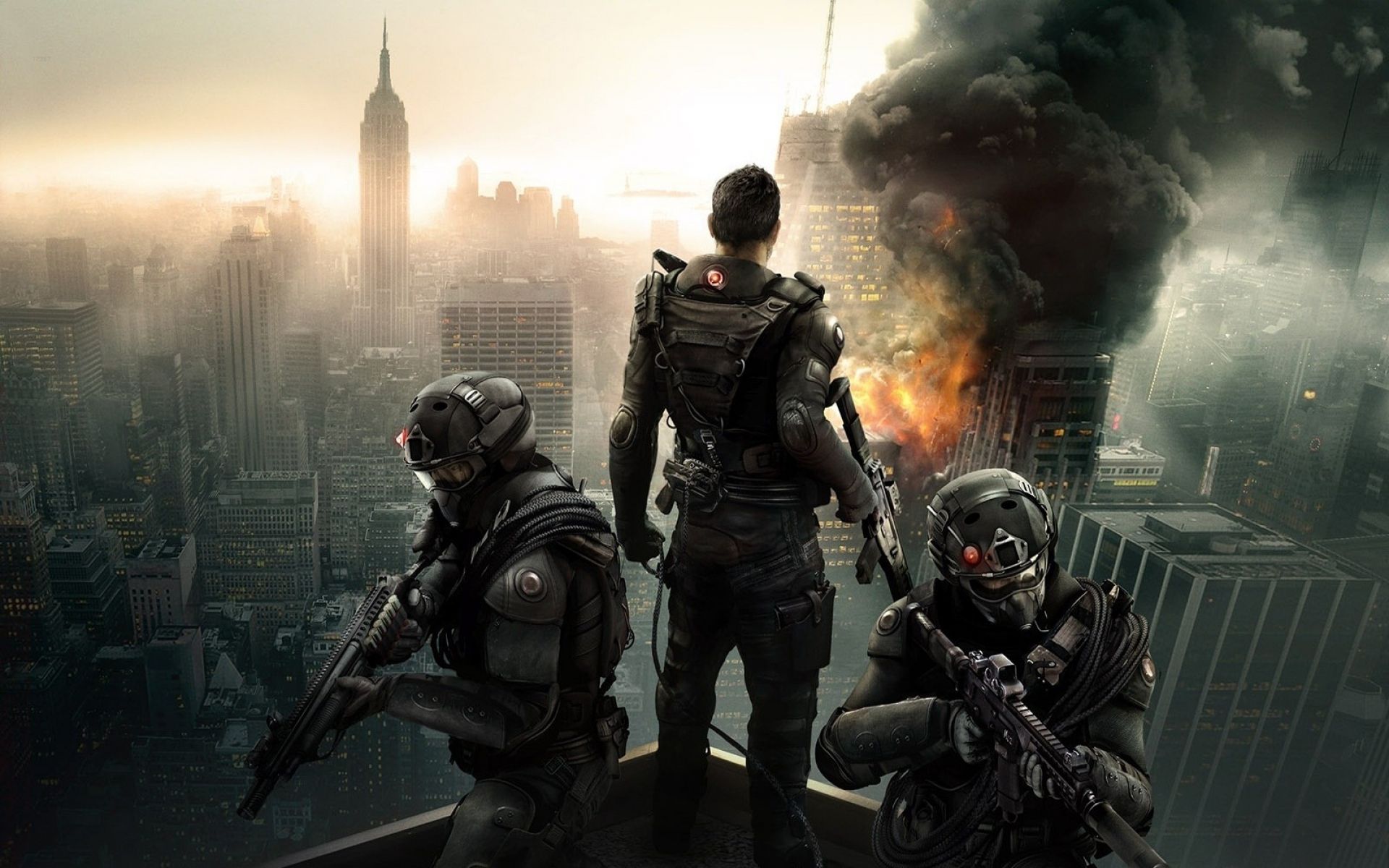 Rainbow Six operatori tetto città, 1920x1200 WUXGA, Desktop