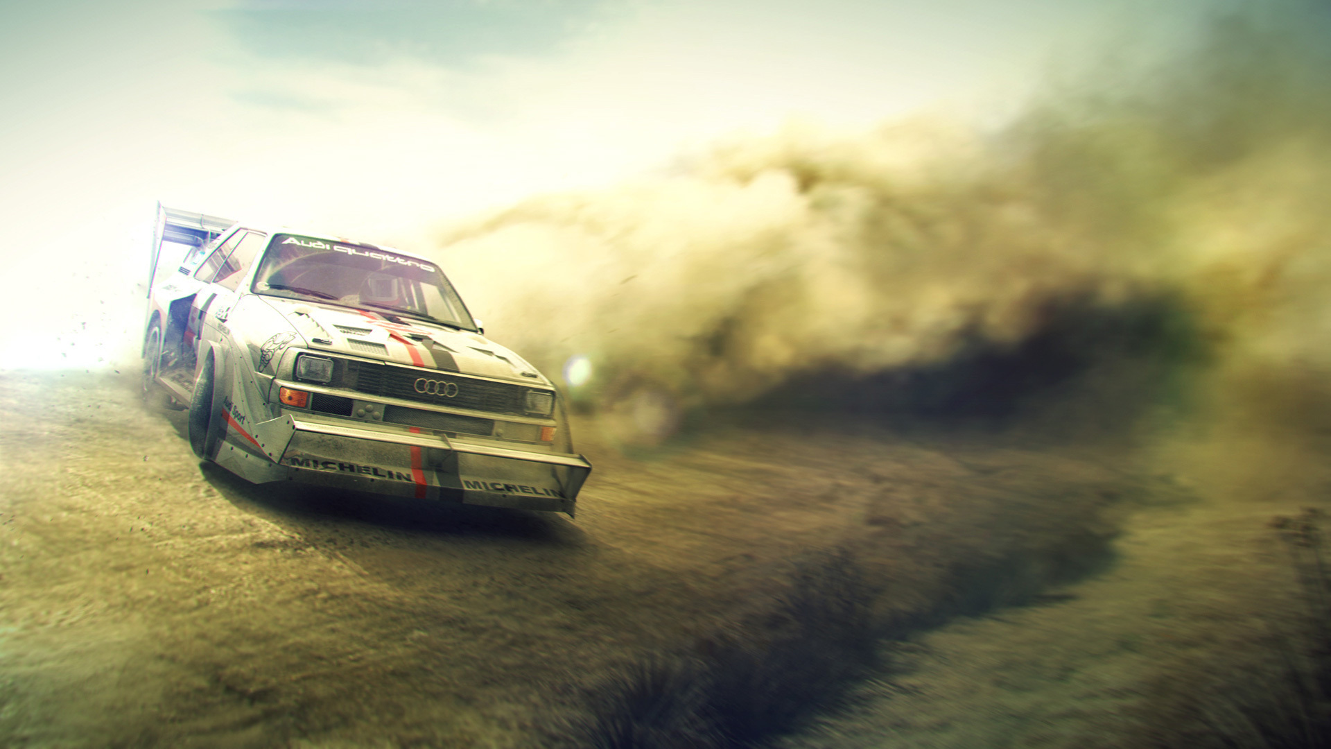 Auto rally polvere sterrato, 1920x1080 1080p, Desktop