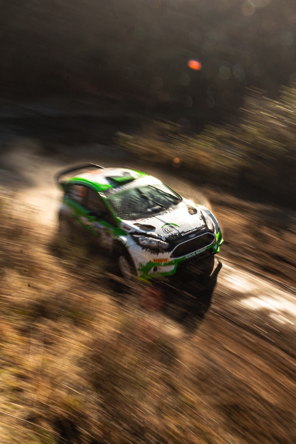 Auto rally Ford verde, 1000x1500 Full HD Verticale, iPhone