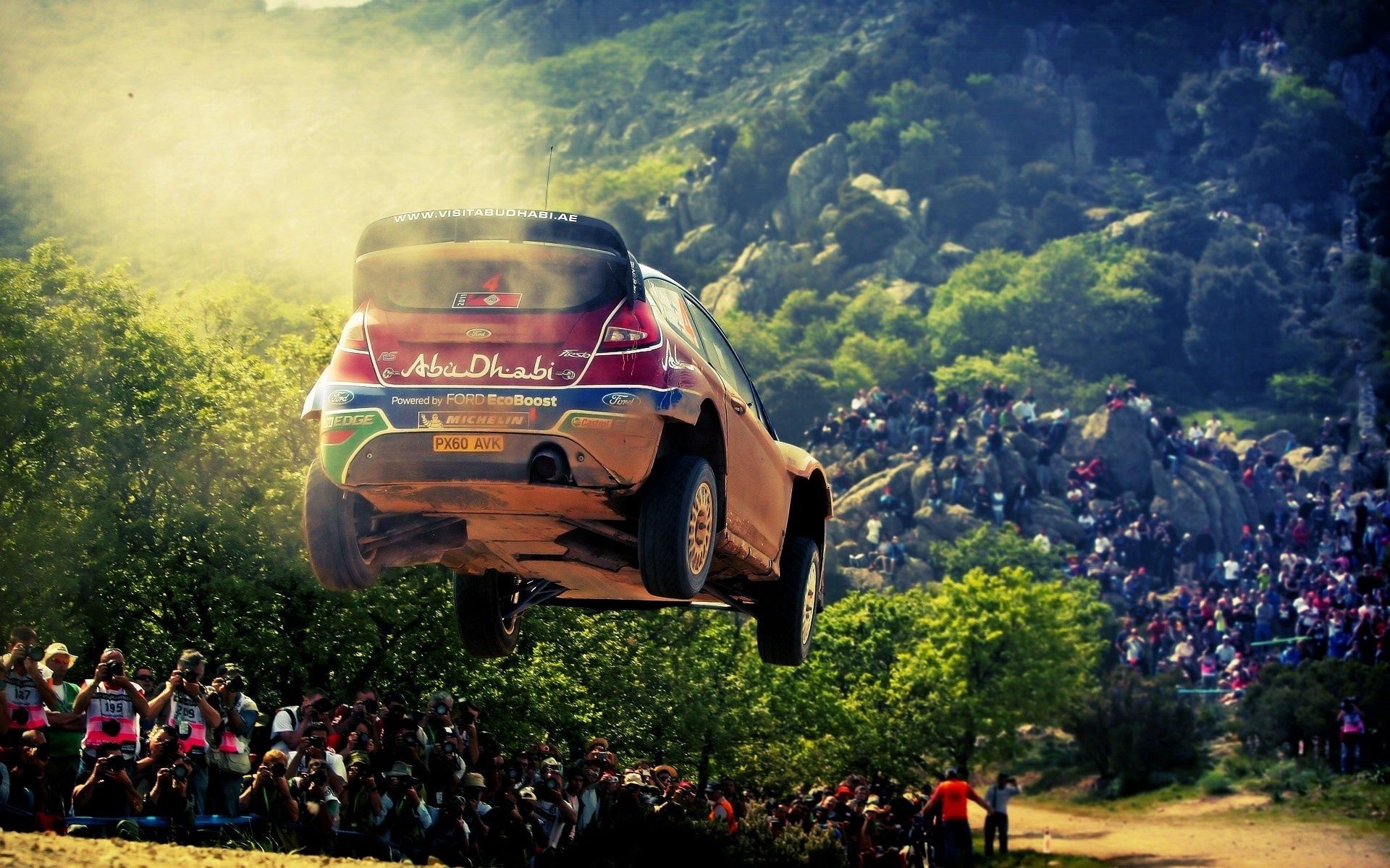 Auto rally salto Ford, 1920x1200 Full HD+ WUXGA, Desktop