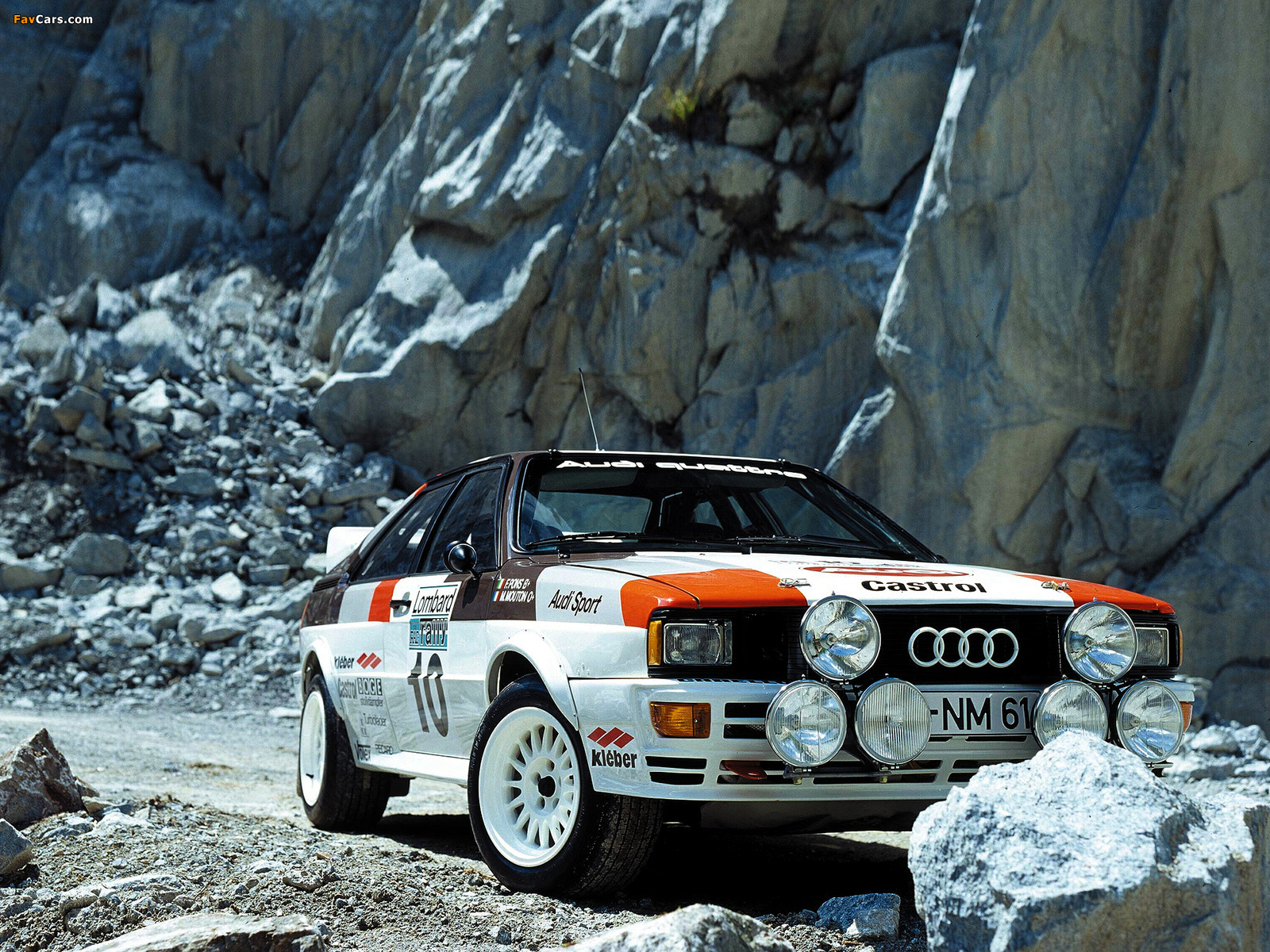 Audi Quattro rally auto bianca, 1600x1200 HD, Laptop