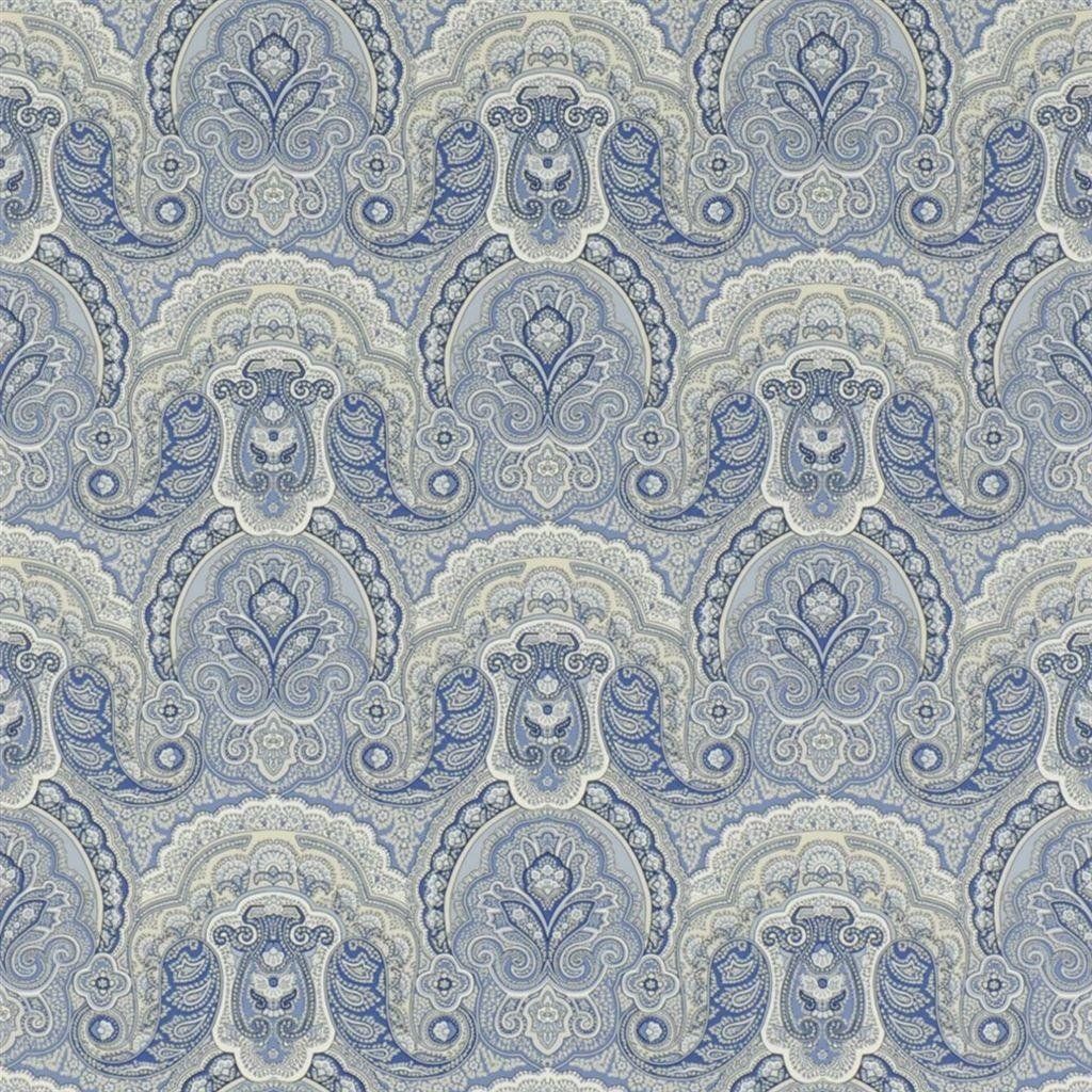 Paisley blu e crema, 1024x1024 HD, PC
