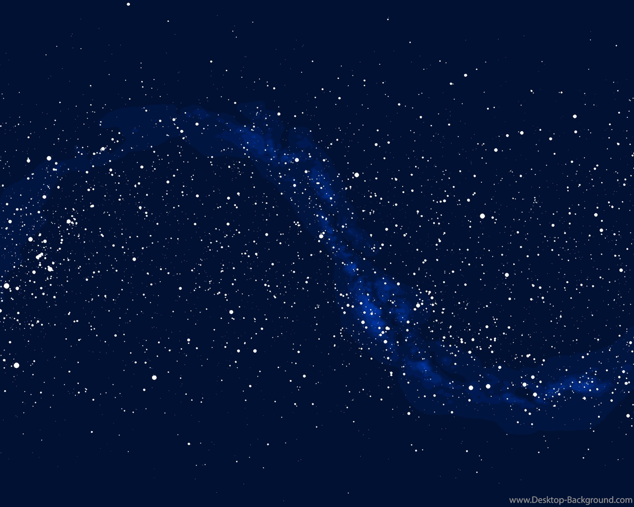 Cielo stellato blu notte, 1280x1024 HD, Desktop