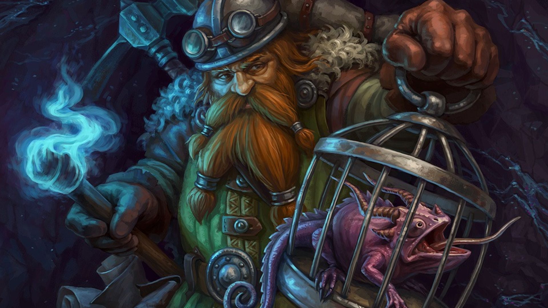 Nano guerriero fantasy con gabbia, 1920x1080 Full HD, Desktop