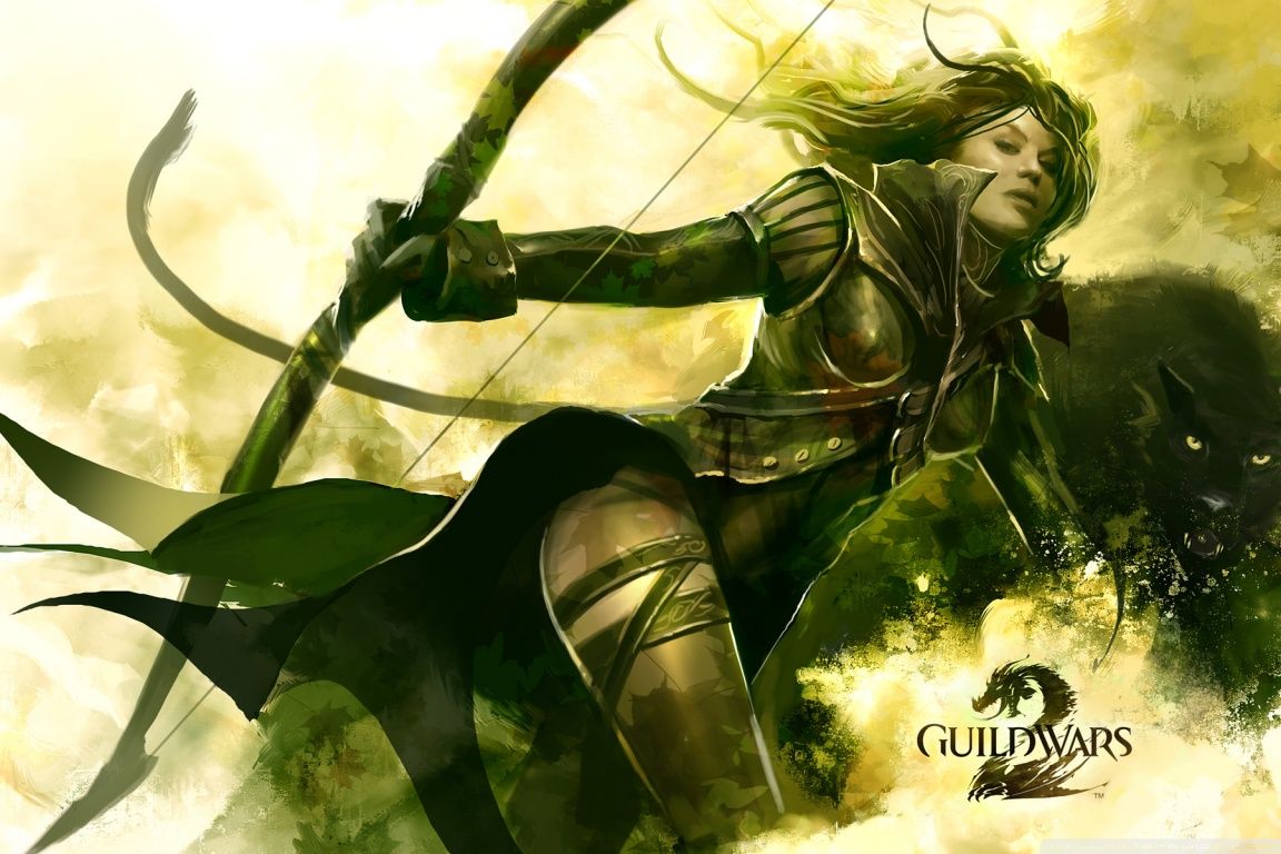 Ranger Guild Wars 2 con arco, 1152x768 HD, PC