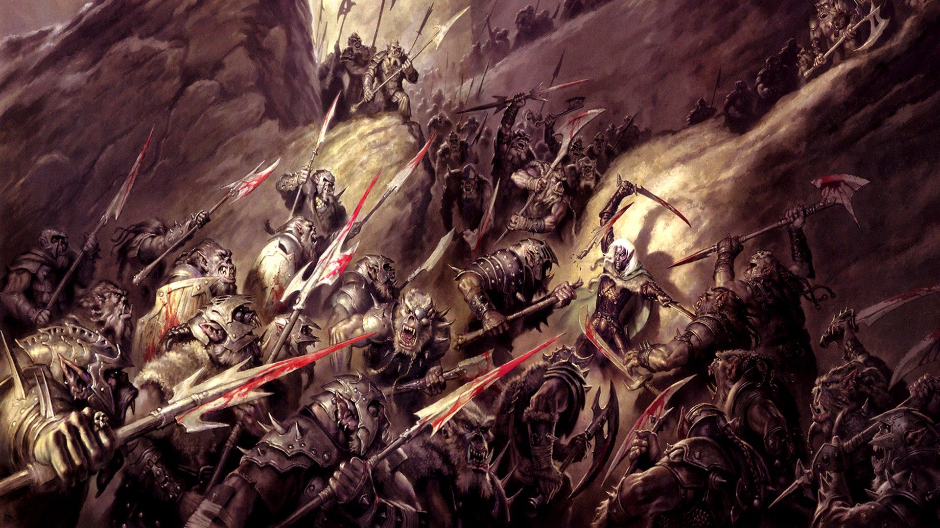 Battaglia fantasy tra guerrieri, 1920x1225 Full HD+ WUXGA, Desktop