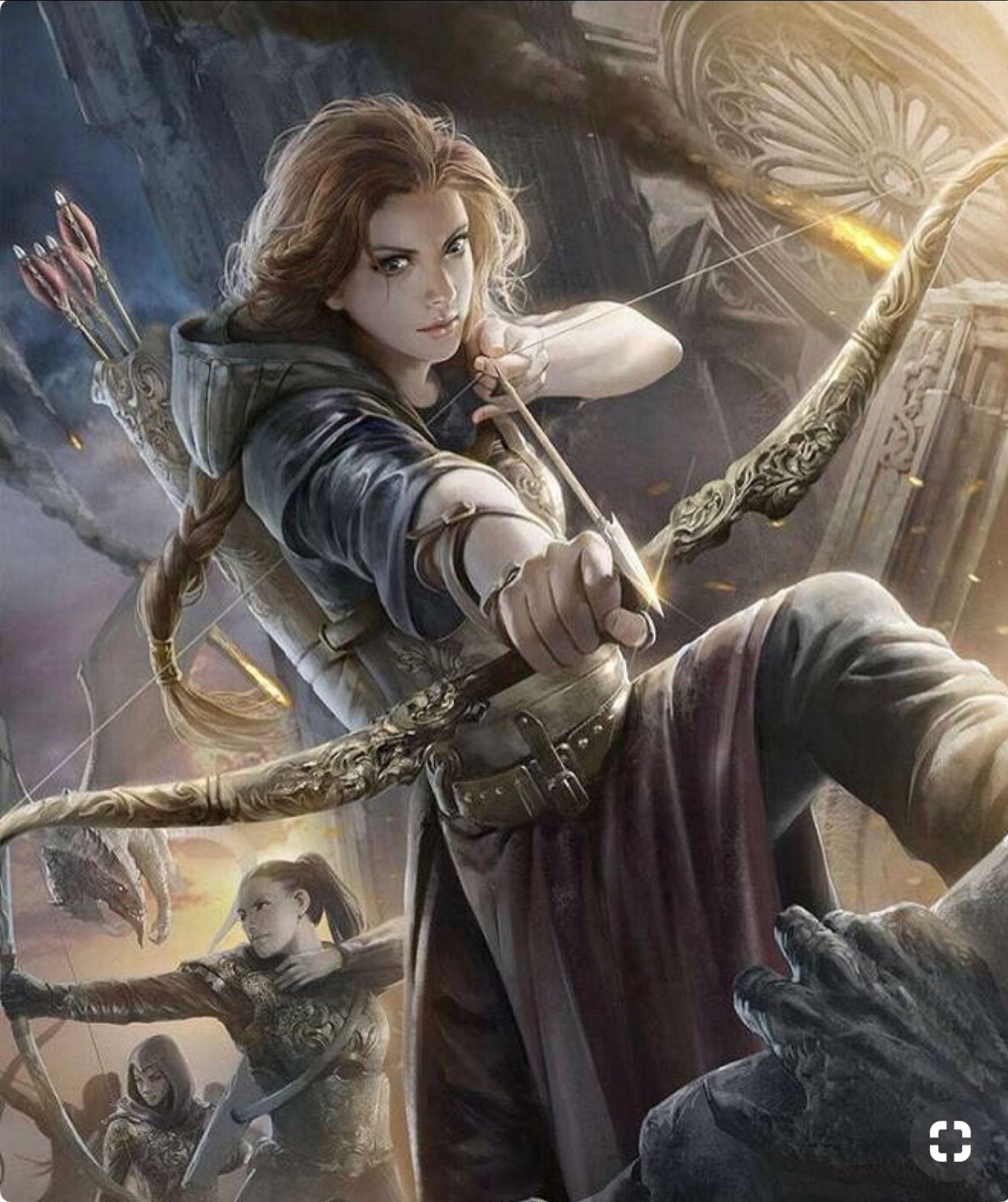 Guerrieri fantasy contro mostri notturni, 1920x1080 1080p, Desktop