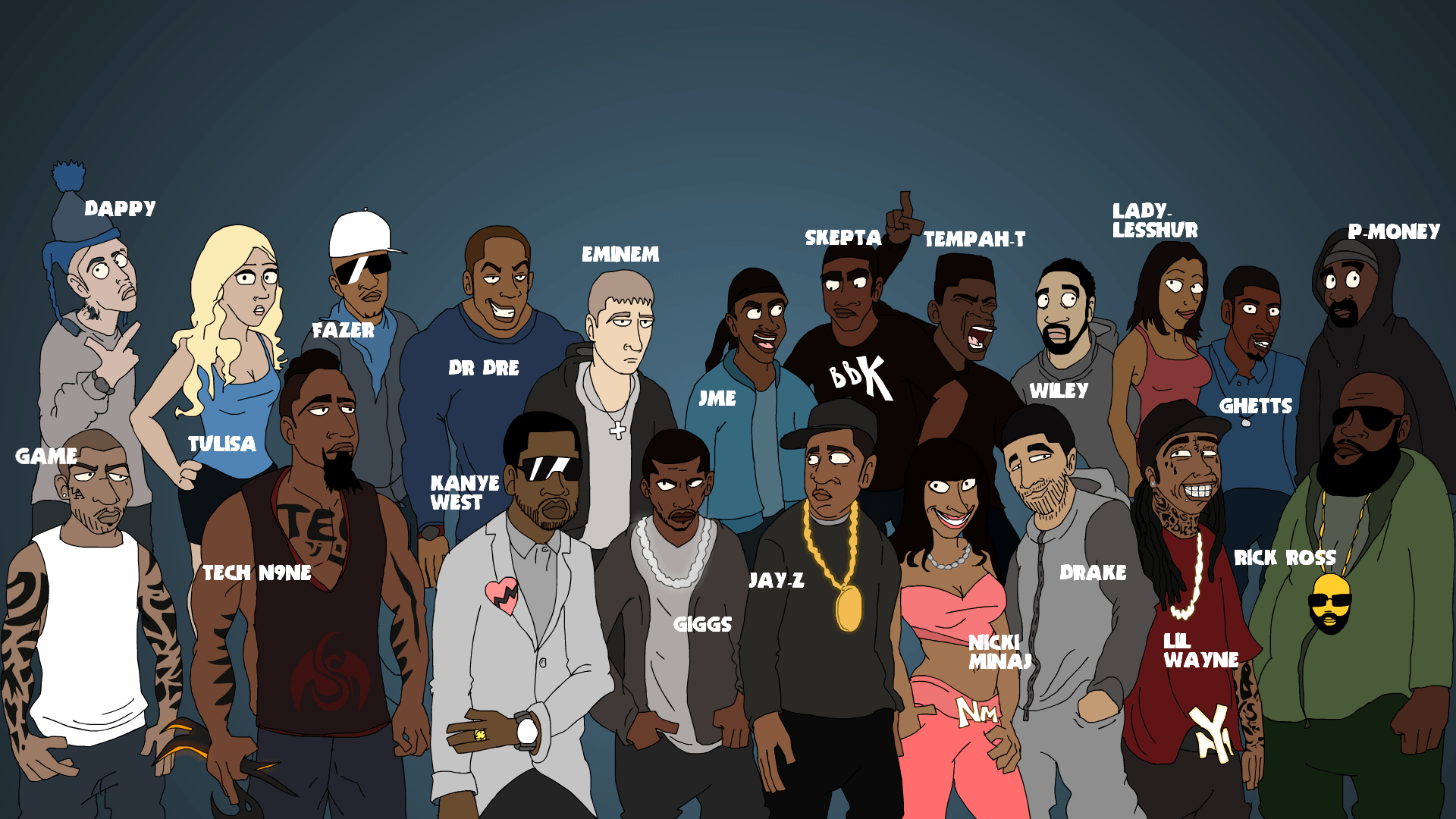 Rap New School, 1920x1080 Full HD 1080p, Laptop